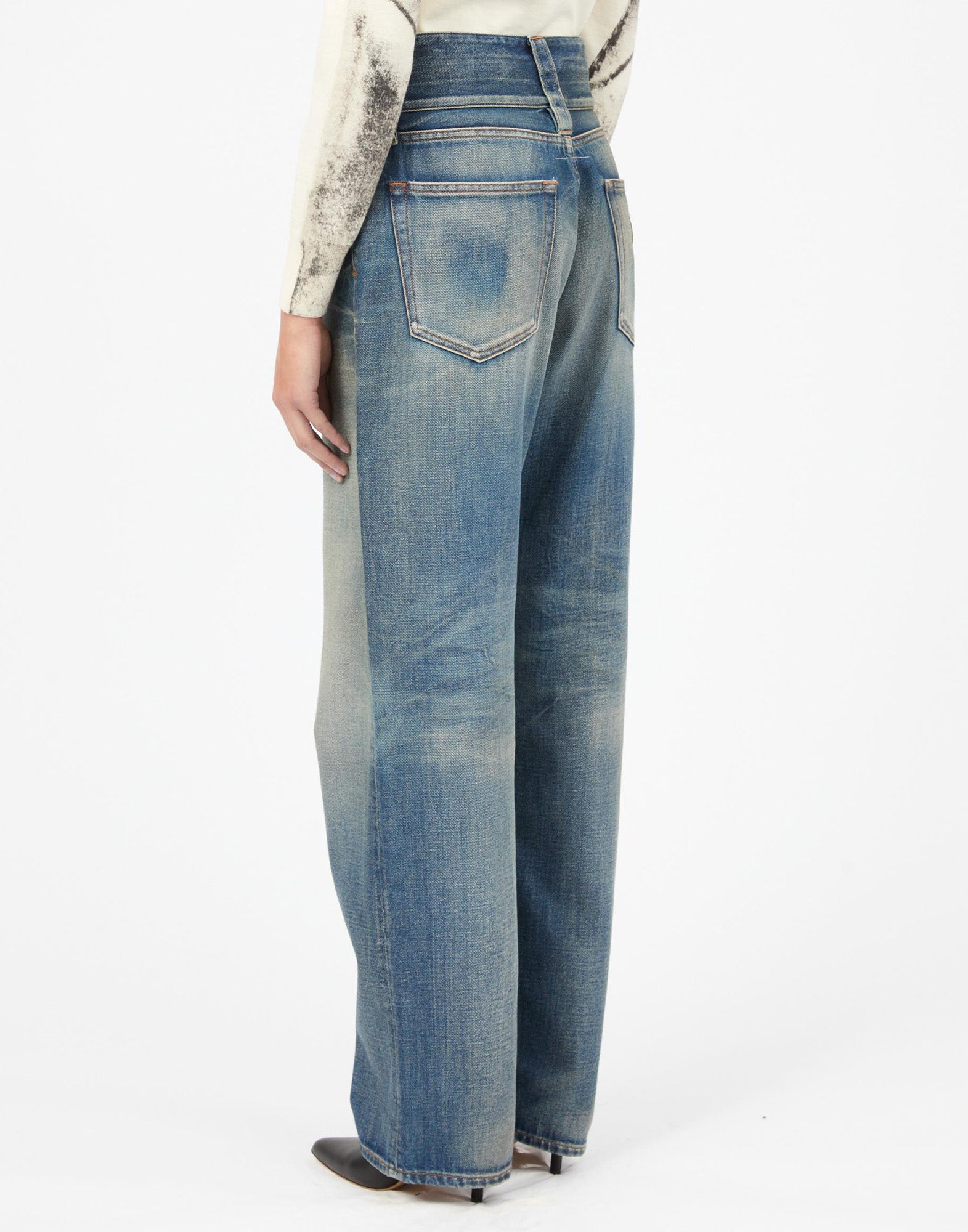 MM6 MAISON MARGIELA Jeans in Denim Slub Indigo 12,5 Oz