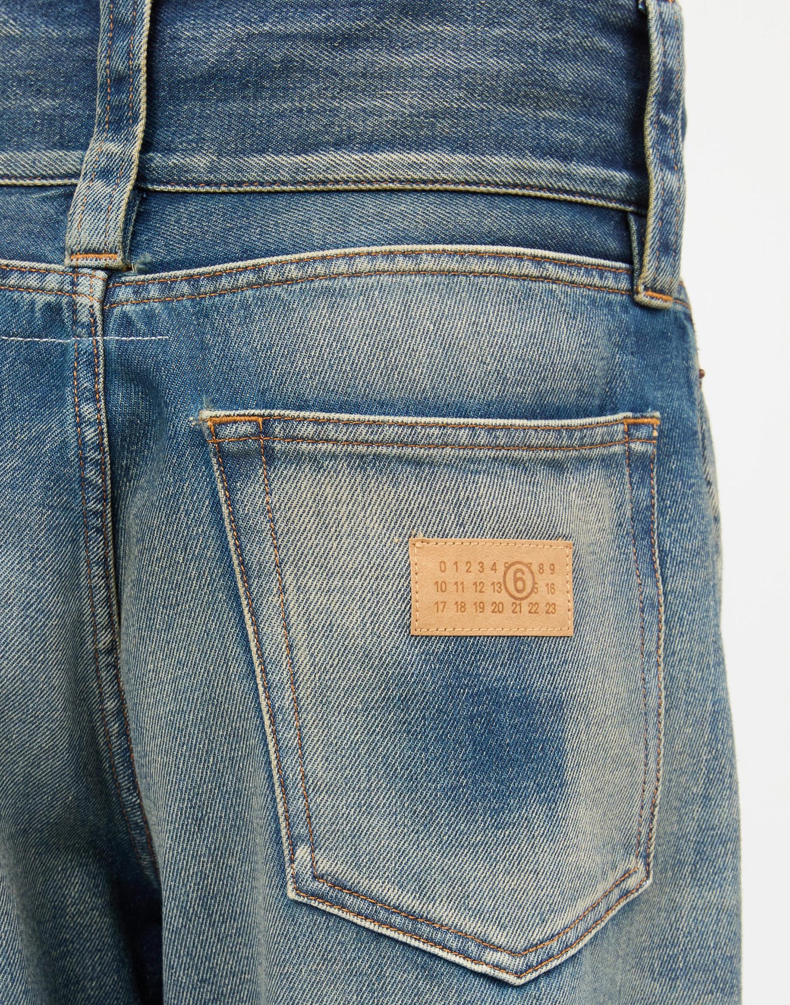 MM6 MAISON MARGIELA Jeans in Denim Slub Indigo 12,5 Oz