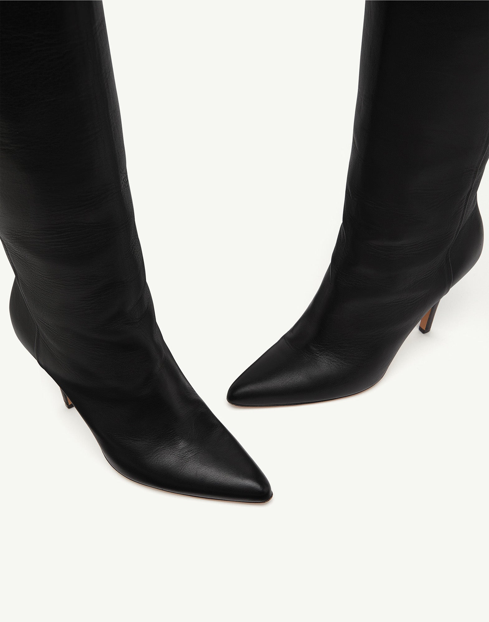 MM6 MAISON MARGIELA Stivali al Ginocchio Architype in Pelle Nera