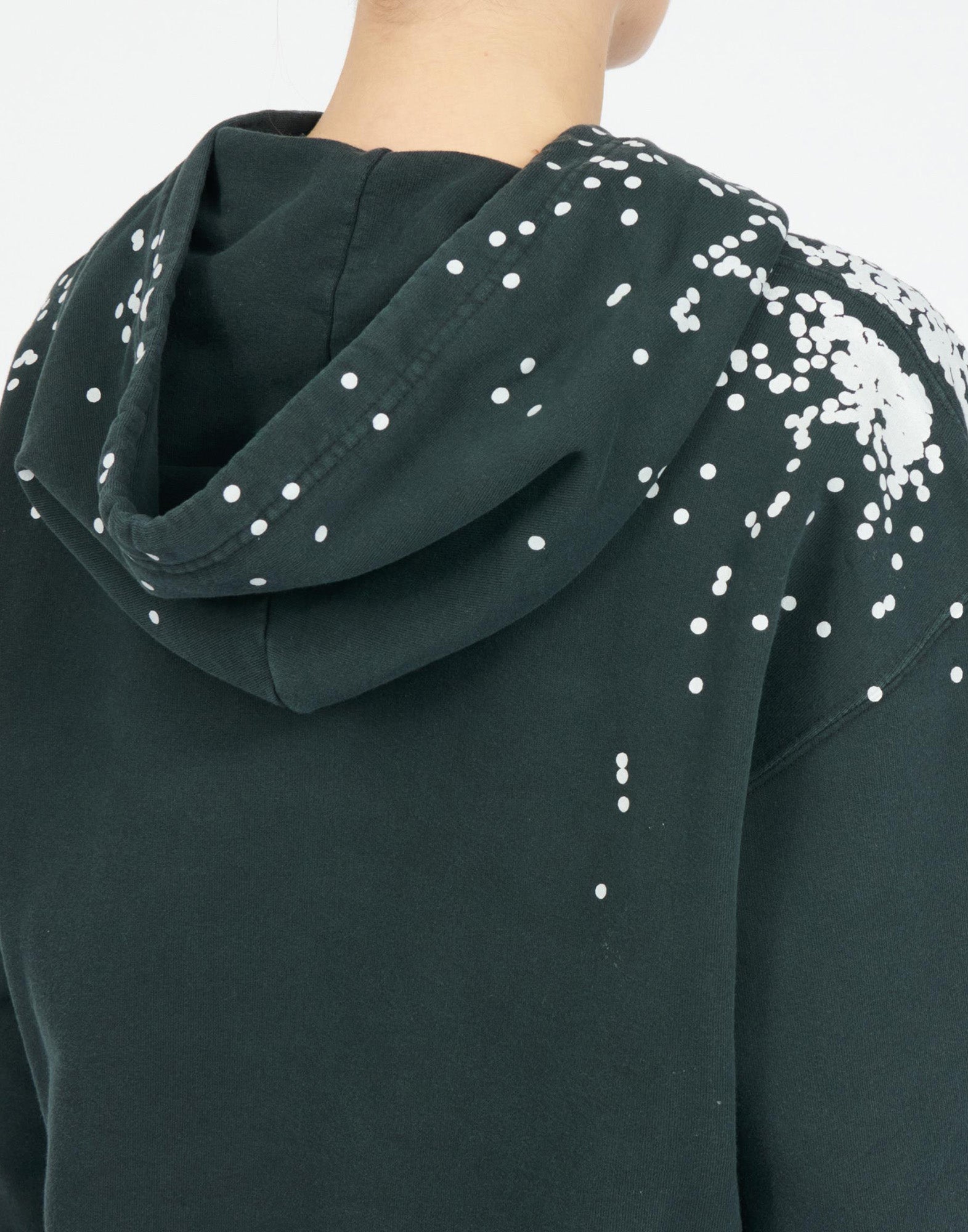 MM6 MAISON MARGIELA Felpa con Cappuccio in Jersey Non Spazzolato con Pois