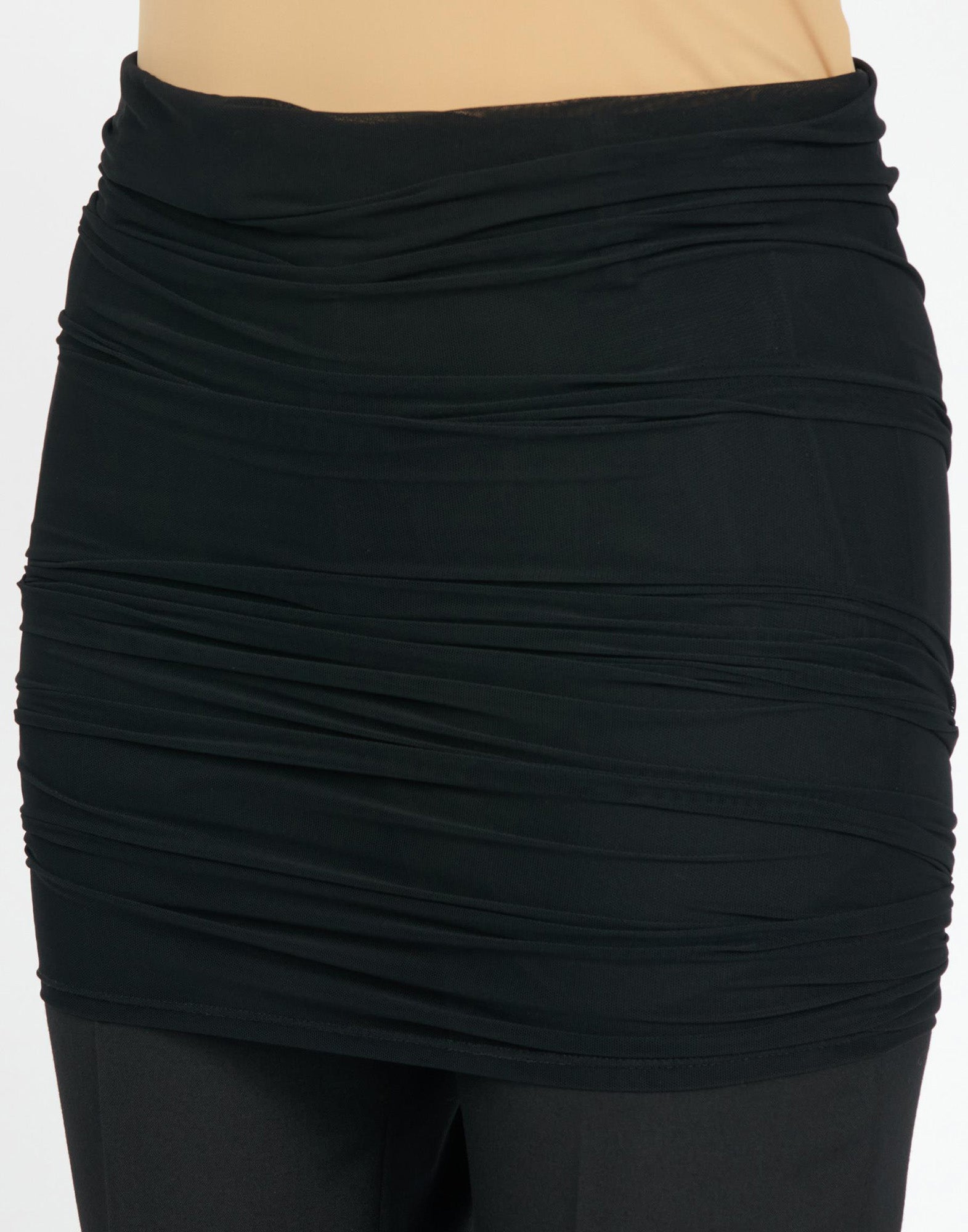 MM6 MAISON MARGIELA Pantaloni in Light Wool Blend con Gonna in Tulle Regolabile