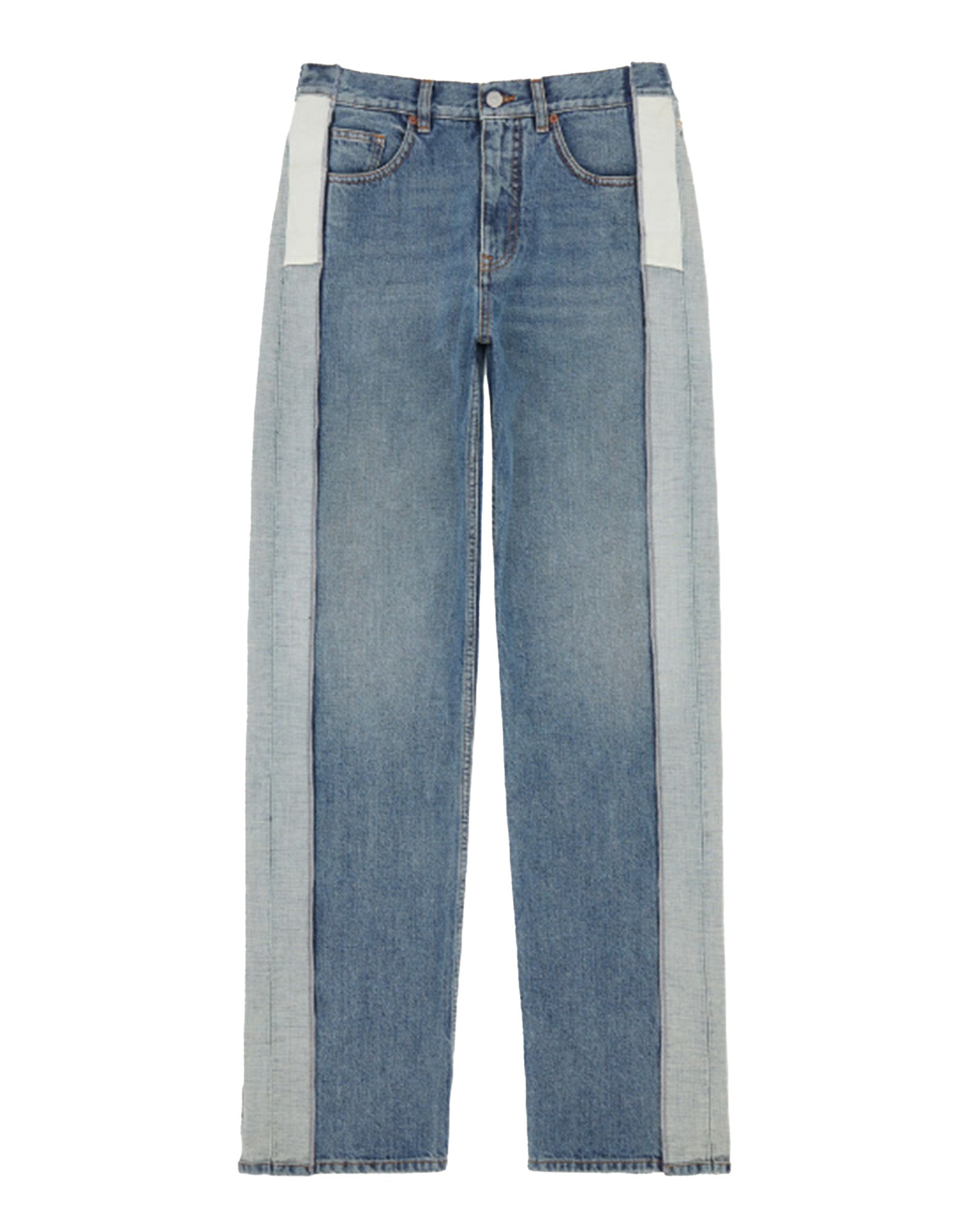 MM6 MAISON MARGIELA Jeans a Gamba Dritta con Pannelli Laterali