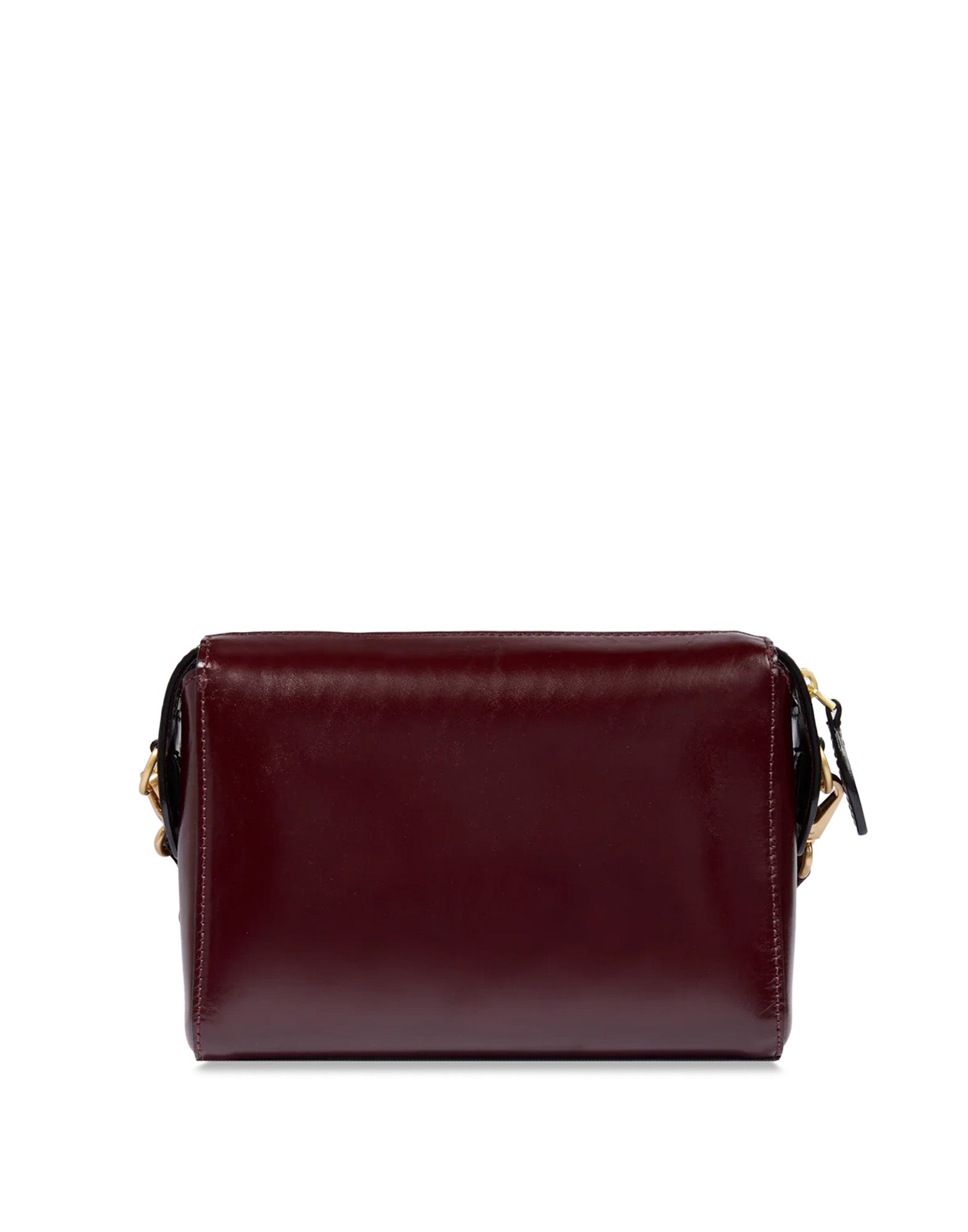 THE BRIDGE Borsa Tracolla in Pelle con Tasca Frontale Mosto