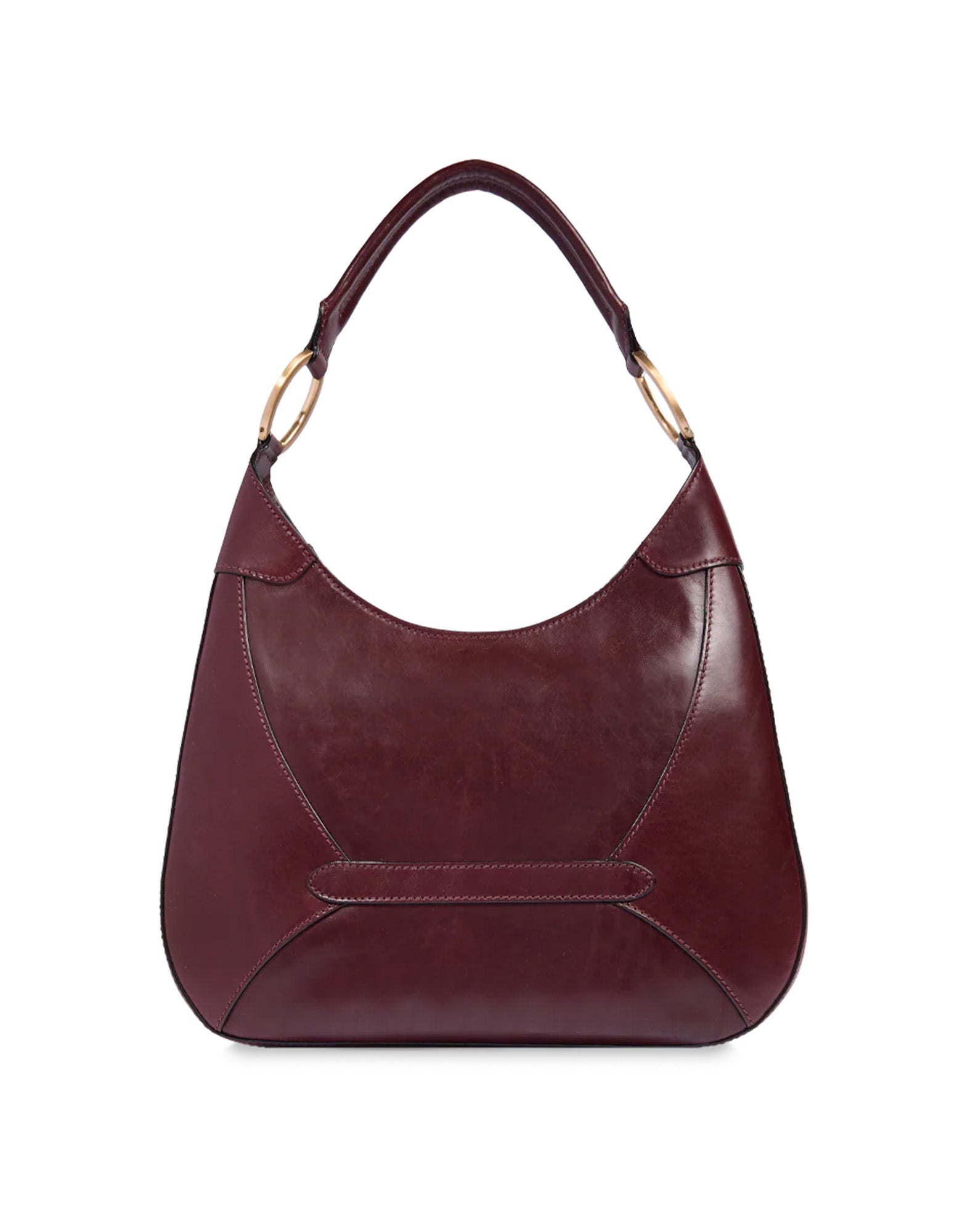 THE BRIDGE Borsa Hobo in Pelle con Chiusura a Zip Mosto