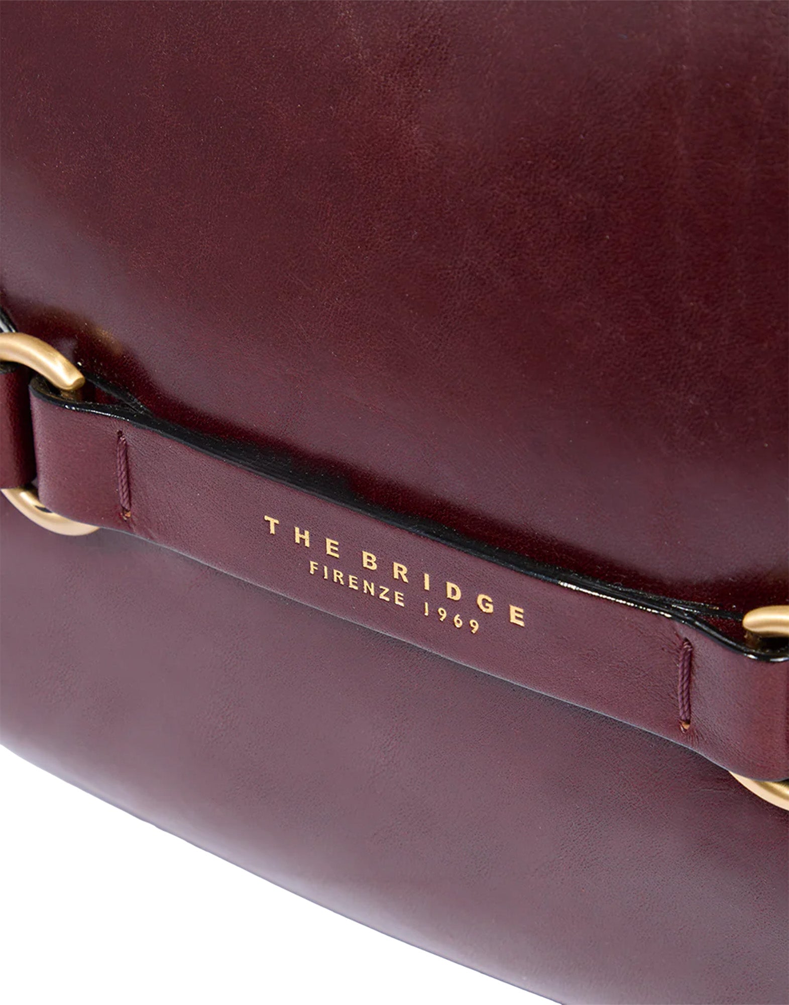 THE BRIDGE Borsa Hobo in Pelle con Chiusura a Zip Mosto