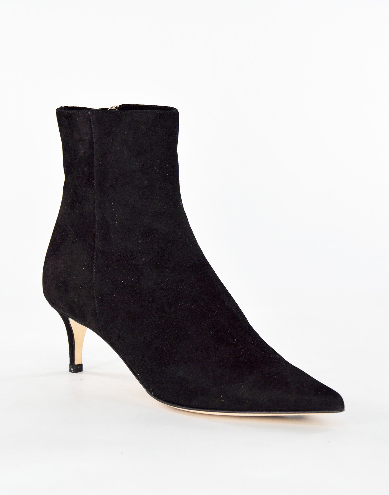 PROSPERINE Stivaletto con Cerniera in Camoscio Nero