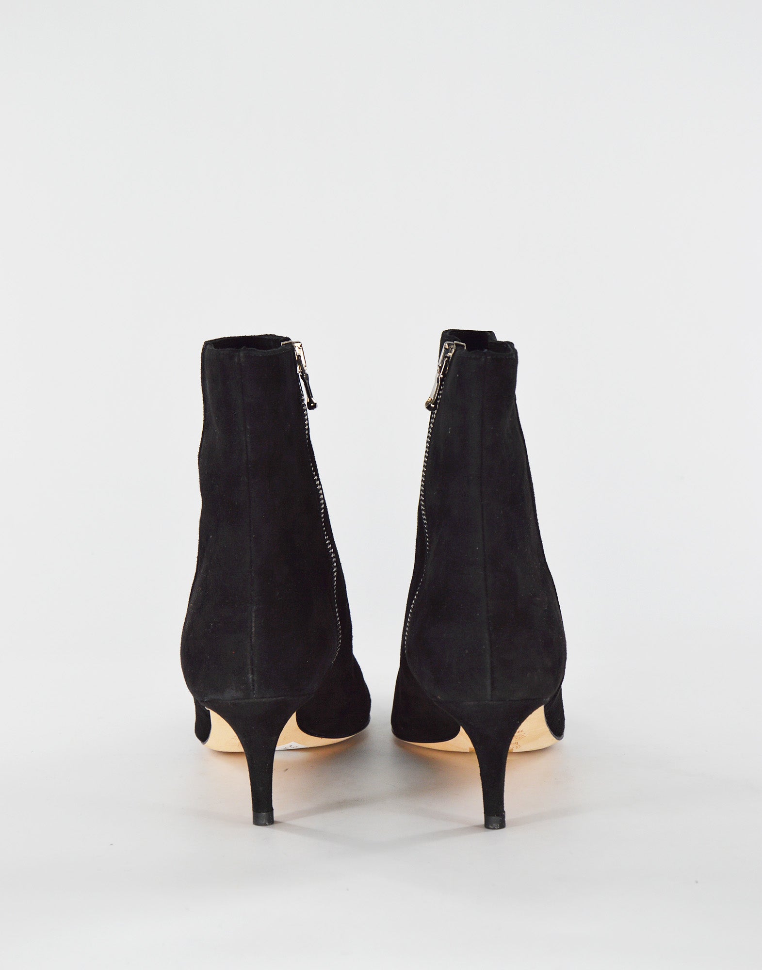 PROSPERINE Stivaletto con Cerniera in Camoscio Nero