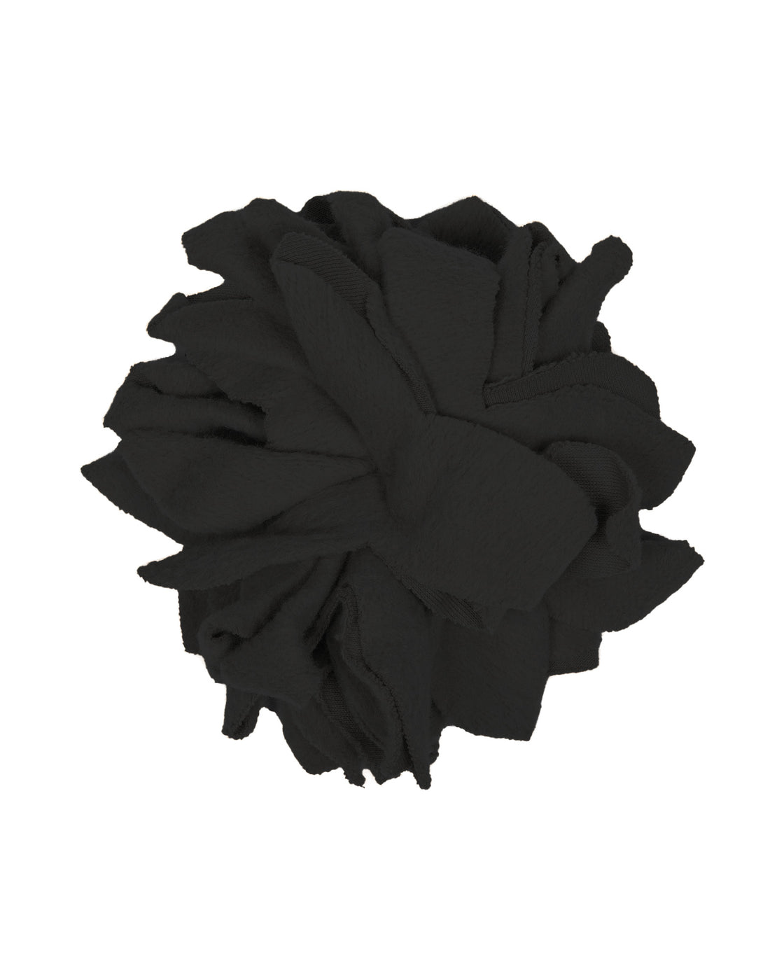 DOUUOD Spilla Fiore in Felpa Nera