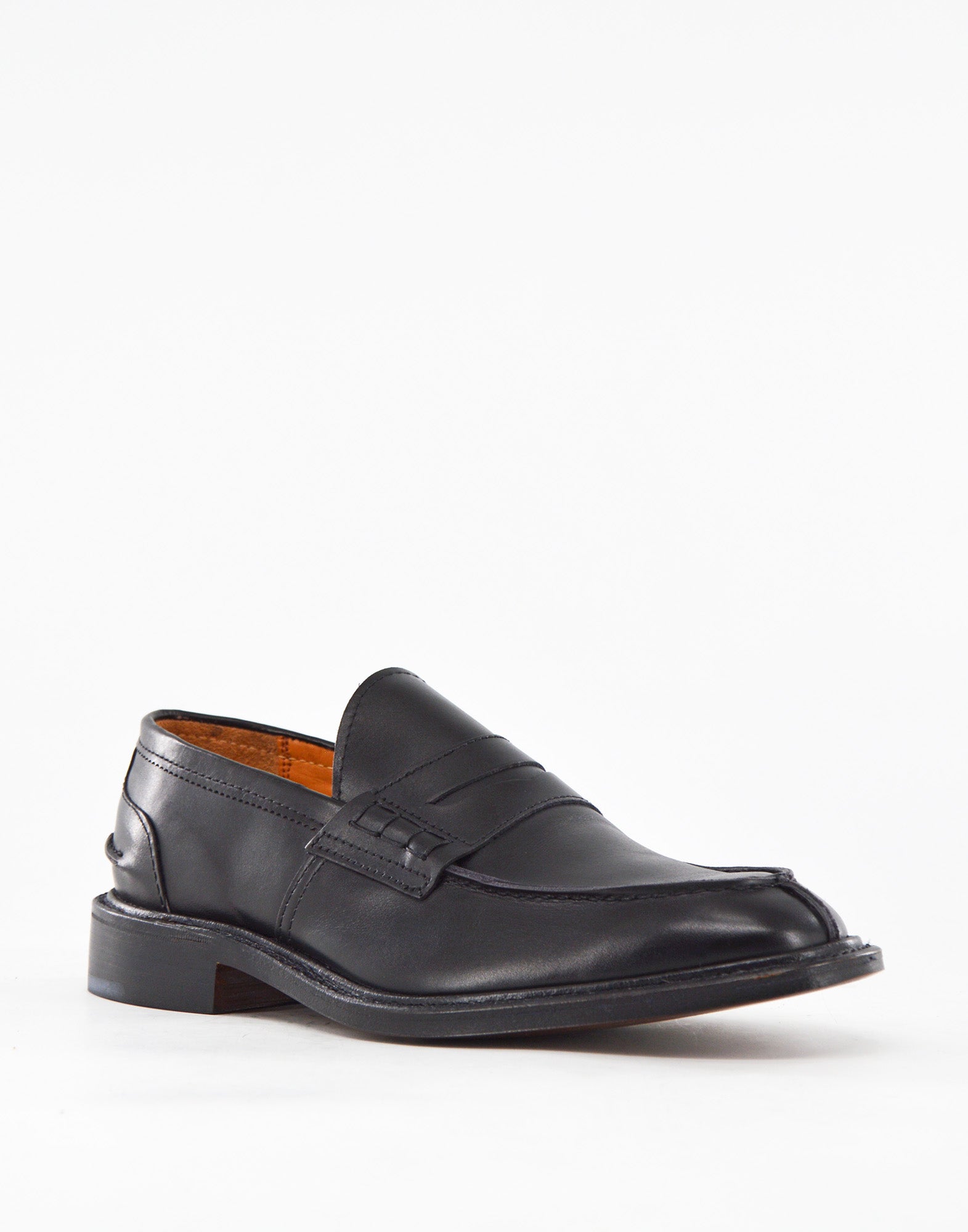 TRICKER'S James Penny Loafer in Pelle Fondo Cuoio Black