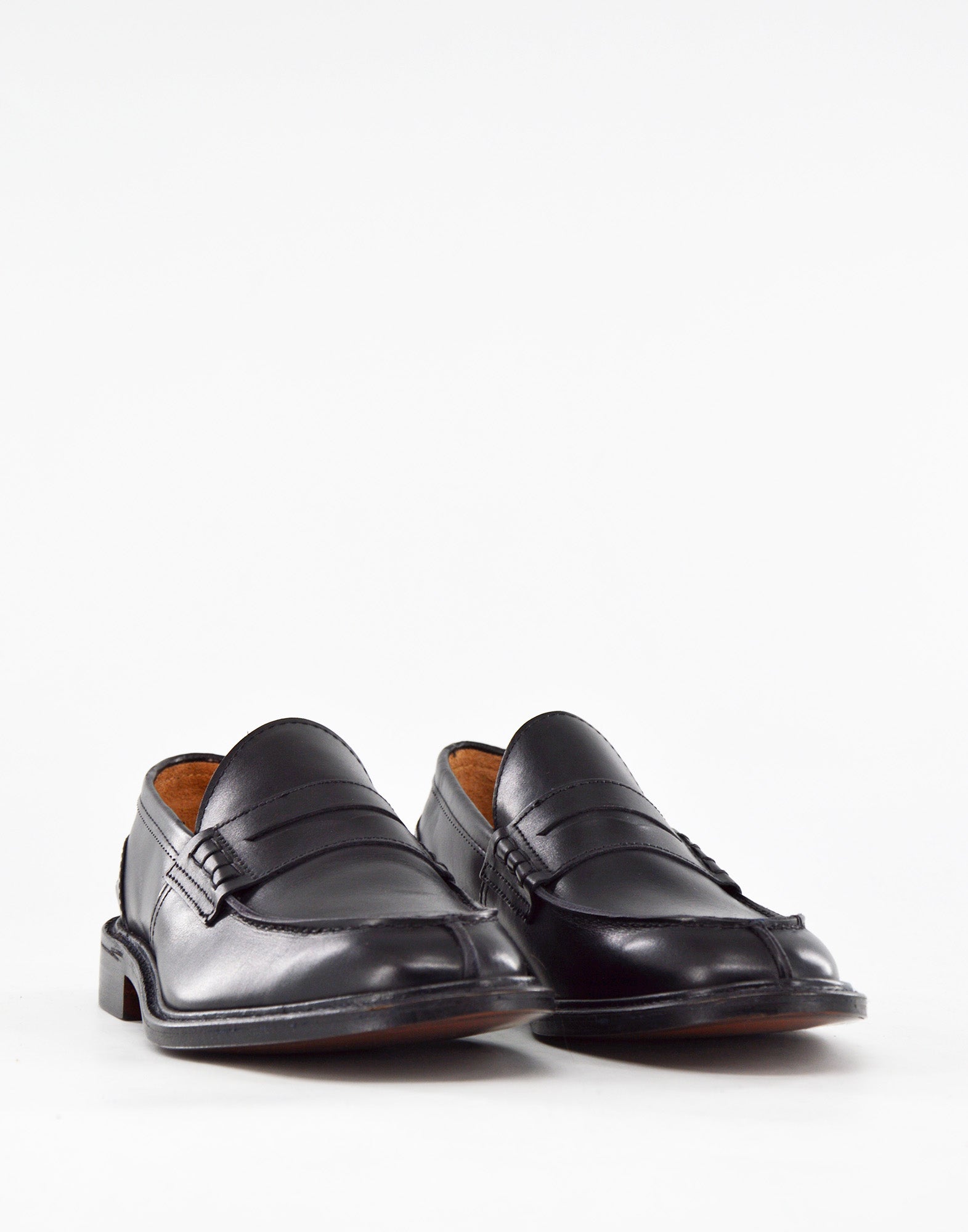 TRICKER'S James Penny Loafer in Pelle Fondo Cuoio Black