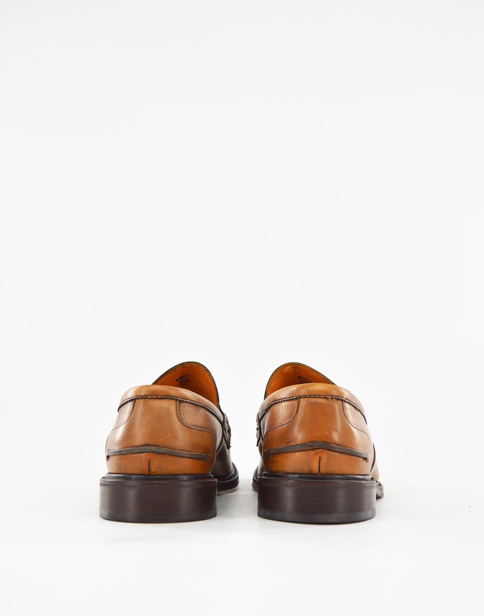 TRICKER'S James Penny Loafer in Pelle Fondo Cuoio Coffe Burnished