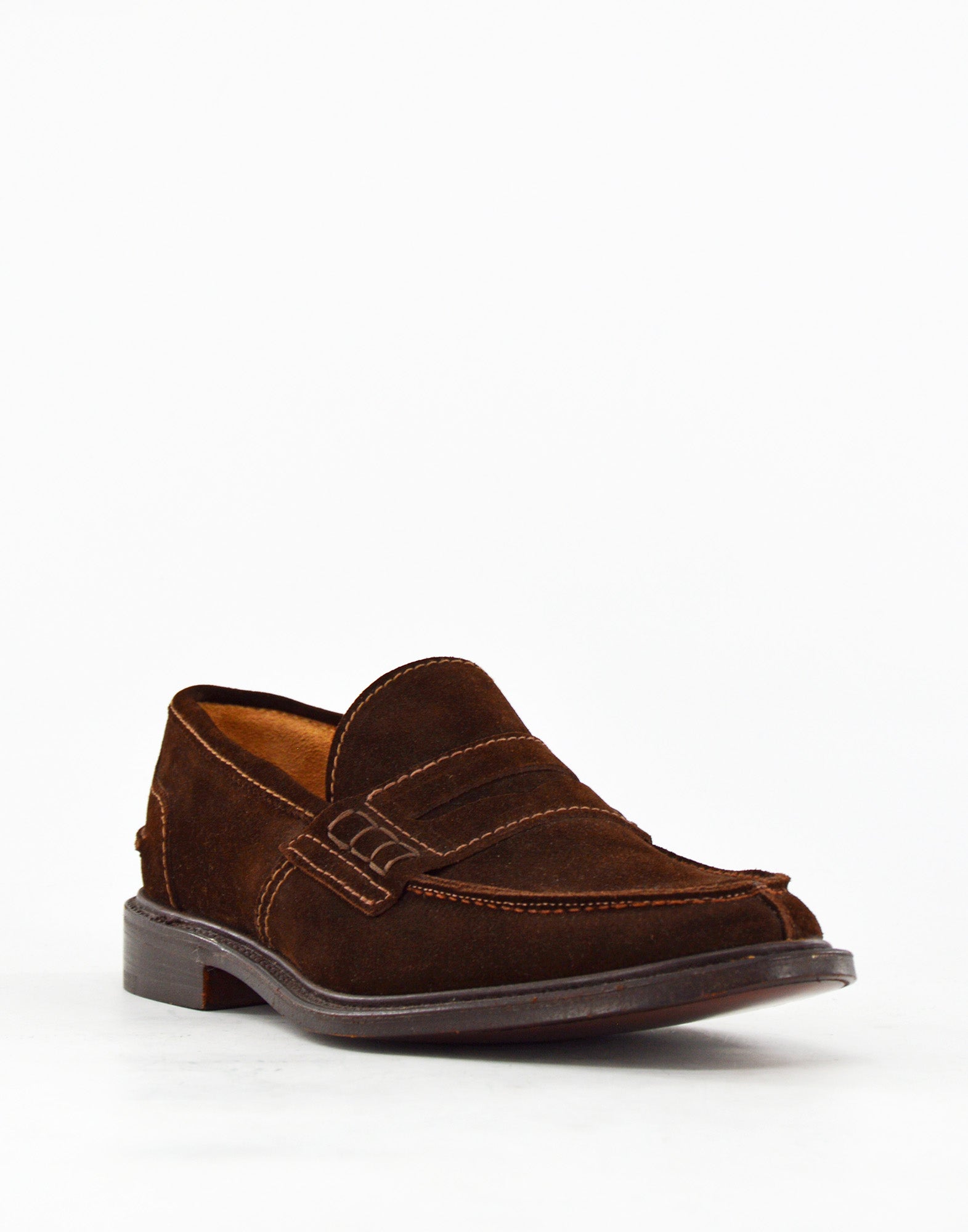 TRICKER'S James Penny Loafer in Crosta Fondo Cuoio Caffe Janus