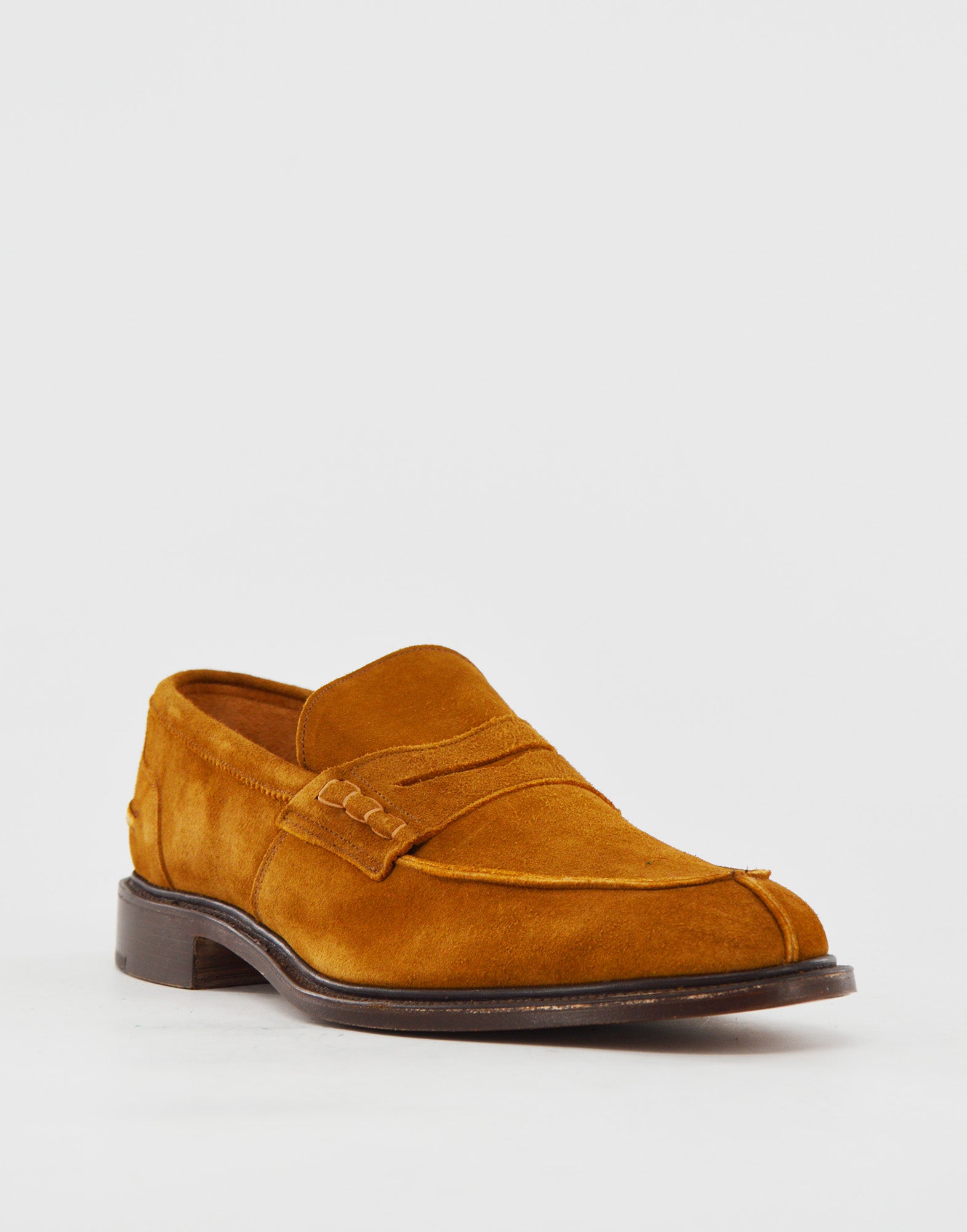 TRICKER'S James Penny Loafer in Crosta Fondo Cuoio Caffe