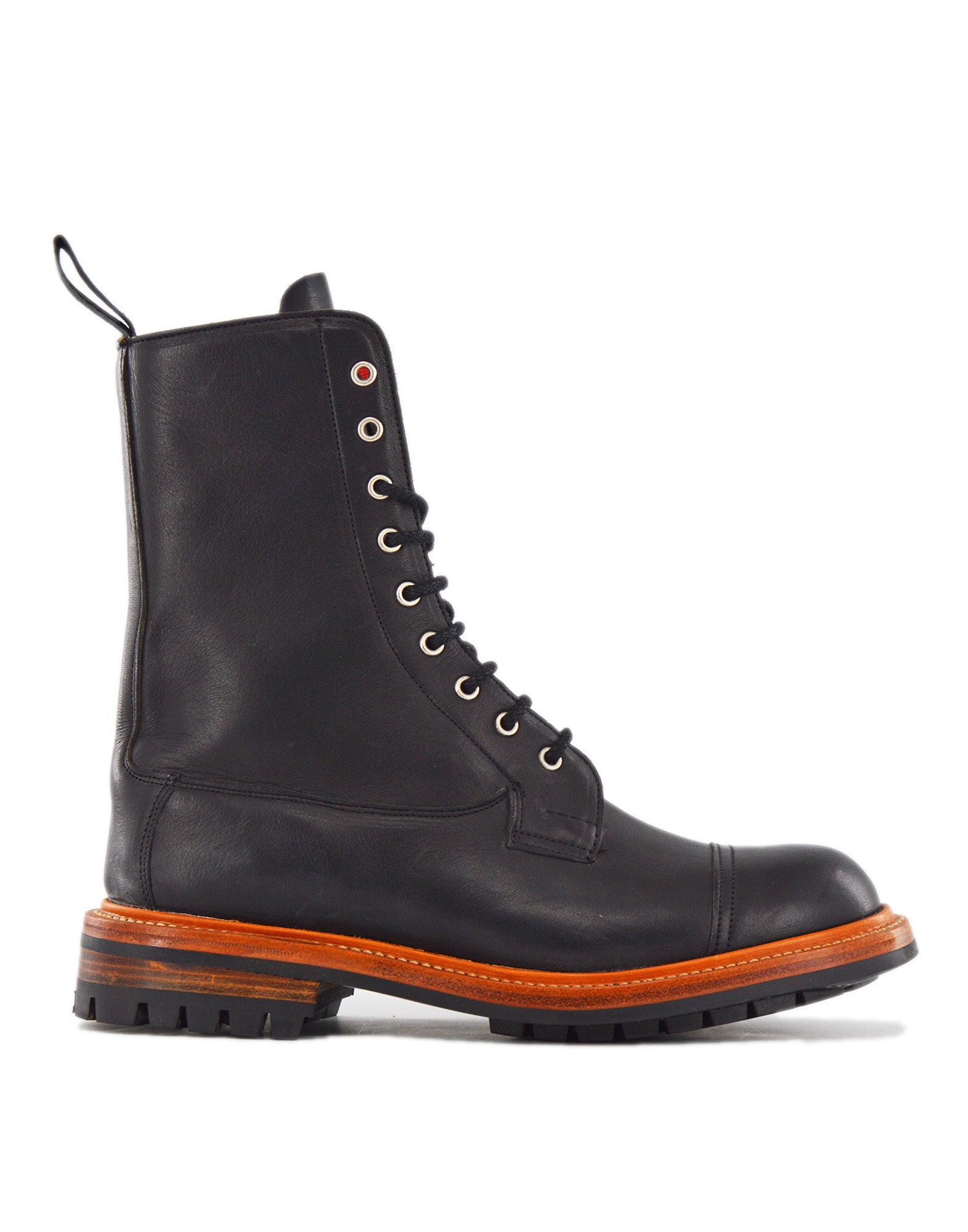 TRICKER'S Biker Boot Lucia Fondo Commando Black