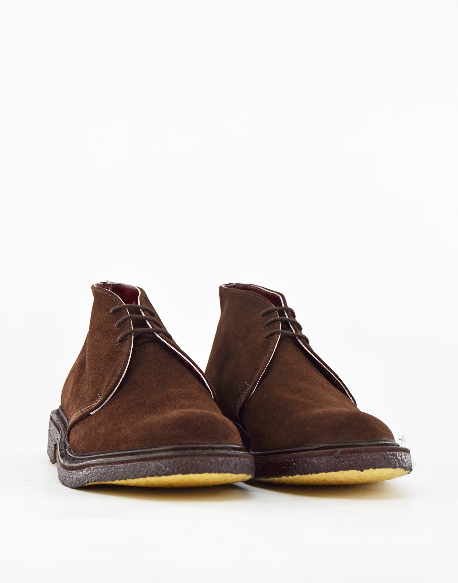 TRICKER'S Mike Chukka Boot in Suede Fondo Para Caffè Janus