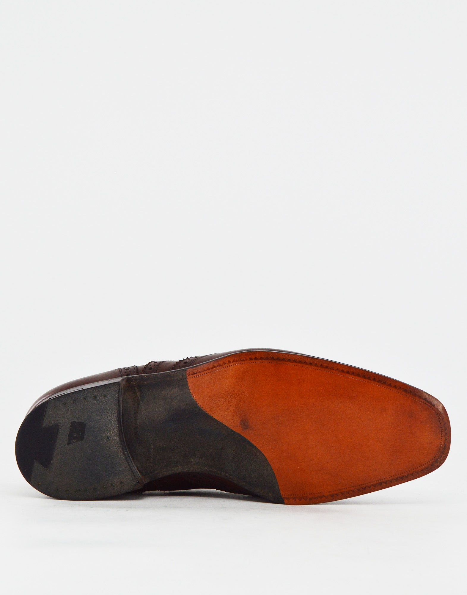 TRICKER'S Oxford Oakwell Brogue in Pelle Fondo Cuoio Coffe Burnished