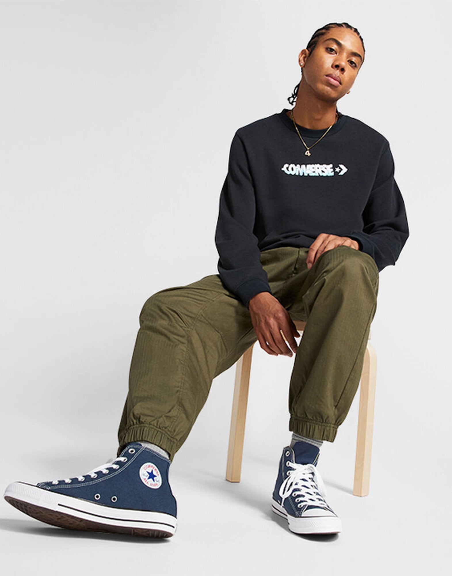 CONVERSE Sneakers Chuck Taylor Hi All Star Canvas Navy