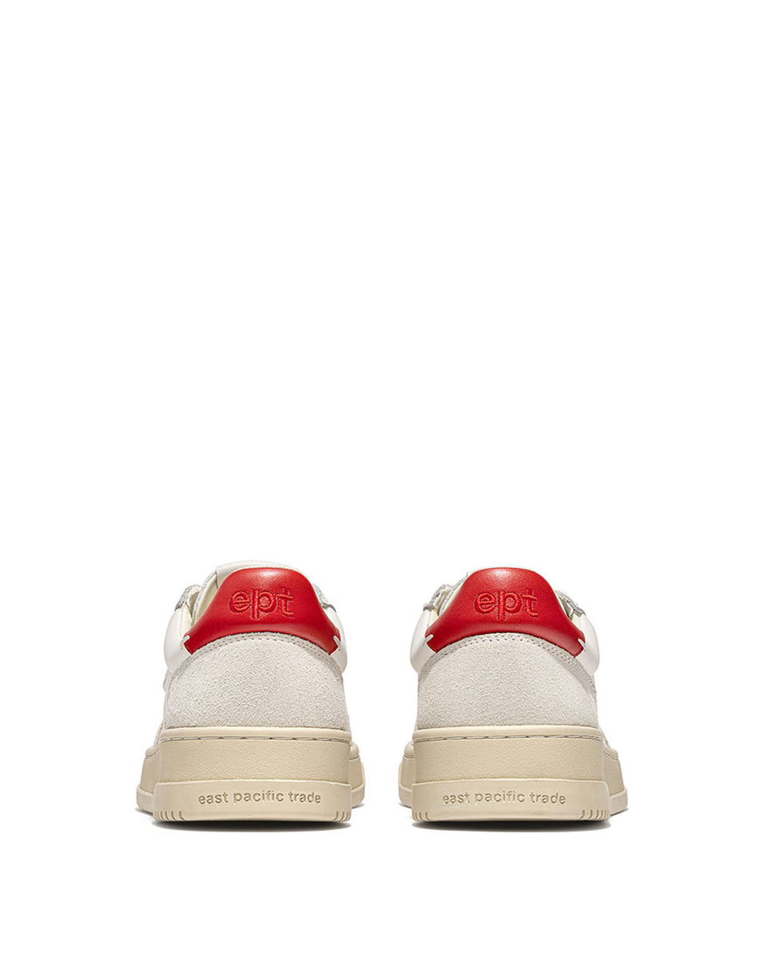 EPT Sneakers Court Suede Off White/Tofu/Red
