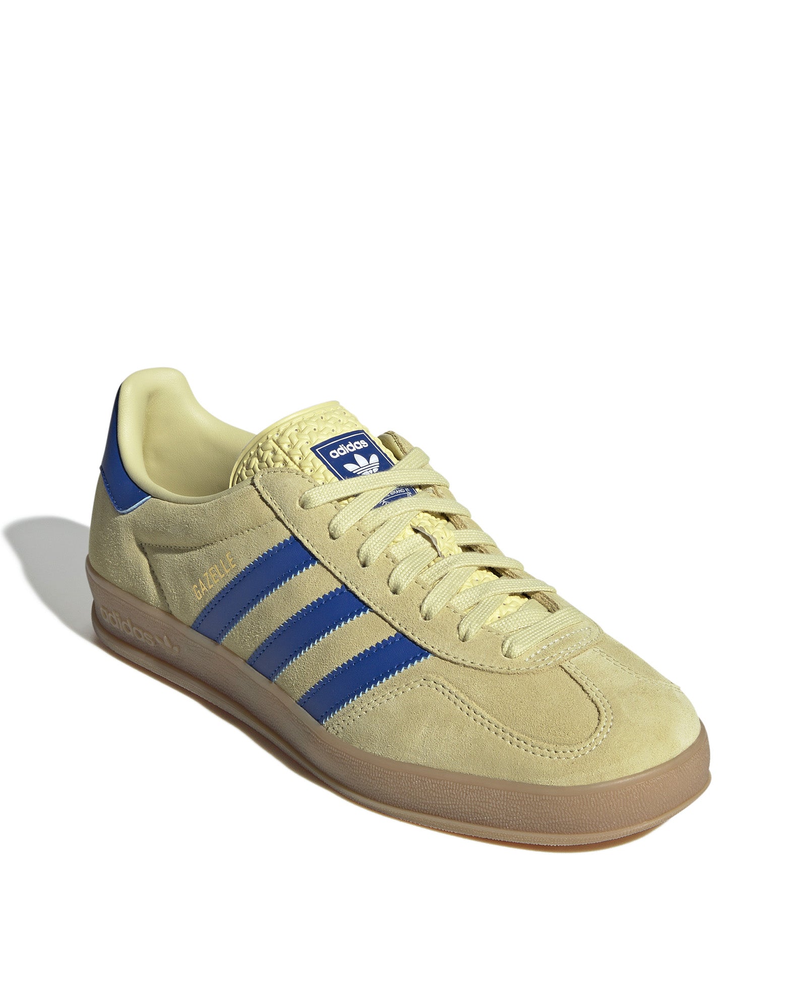 ADIDAS Sneakers Gazelle Indoor Powder Yellow/Royal Blue