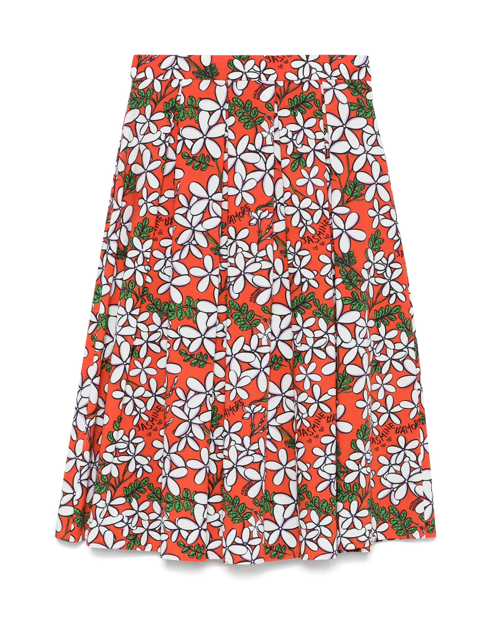 ALESSANDRO ENRIQUEZ Gonna Midi con Stampa Margherite