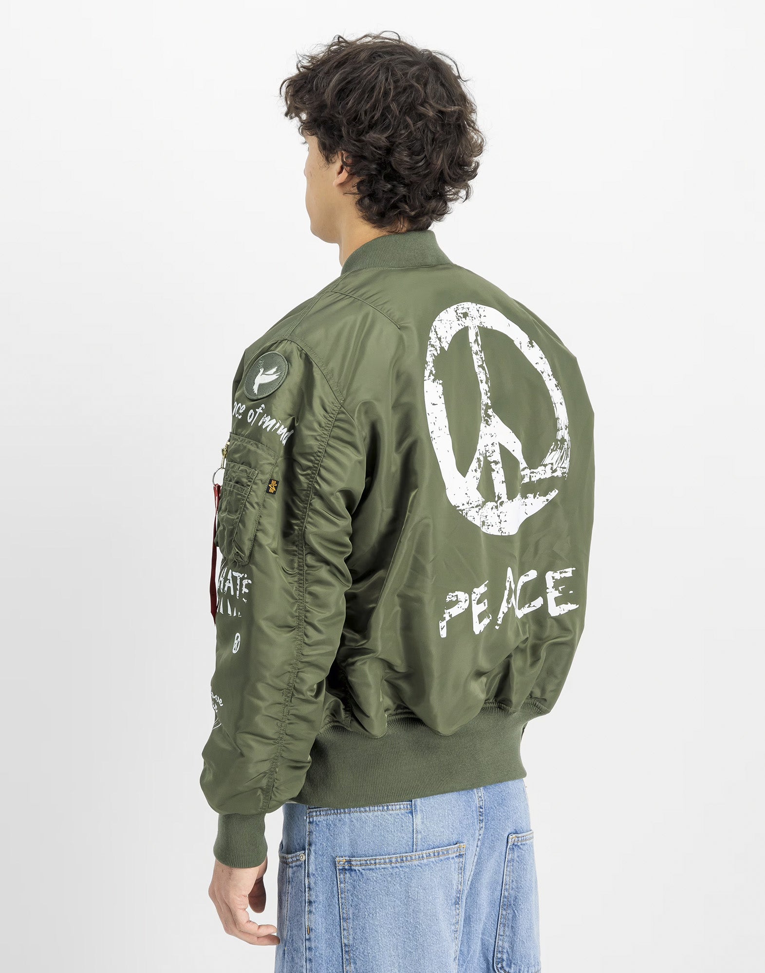 ALPHA INDUSTRIES Giacca Bomber MA-1 Peace