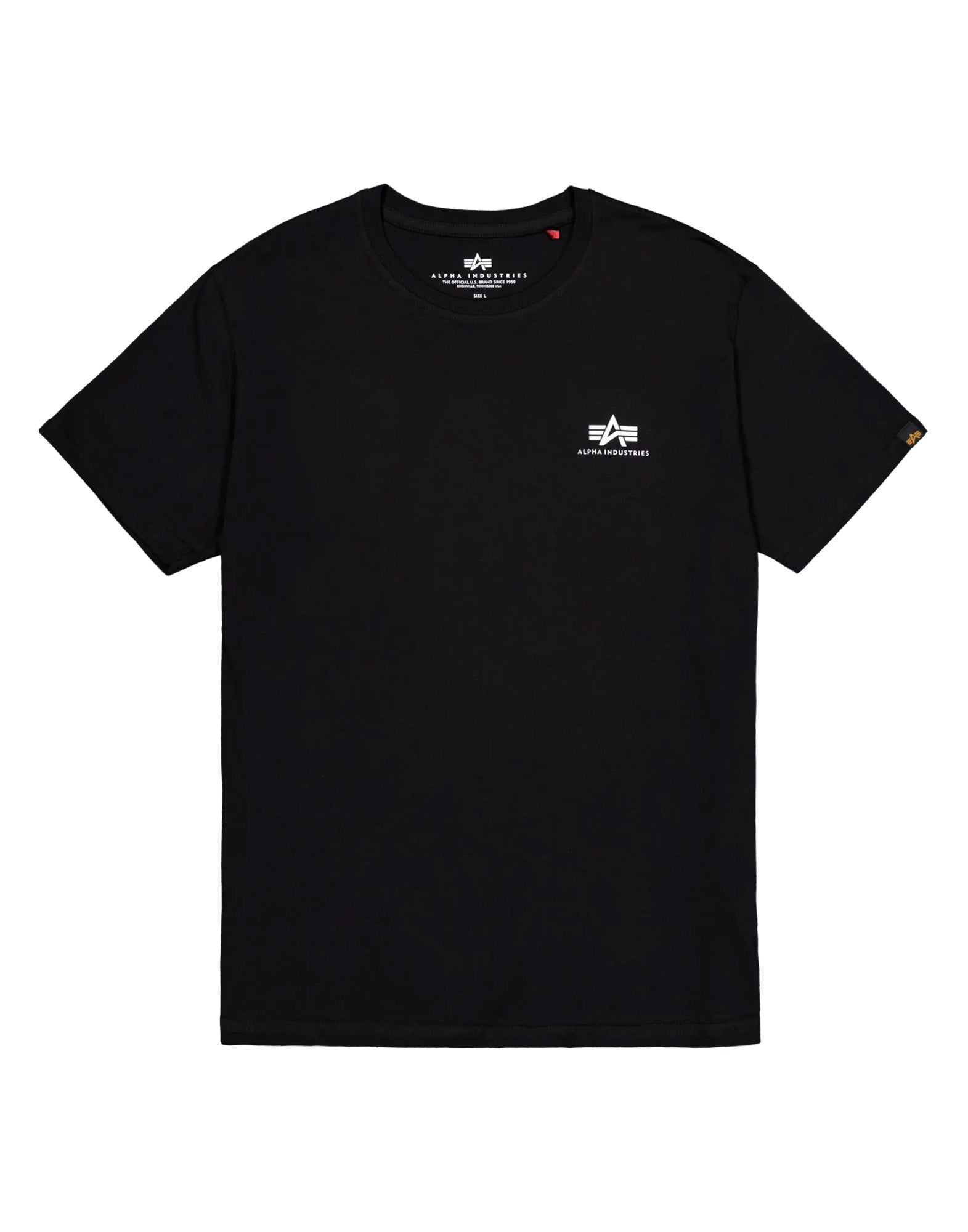 ALPHA INDUSTRIES Basic Small Logo T-Shirt Black