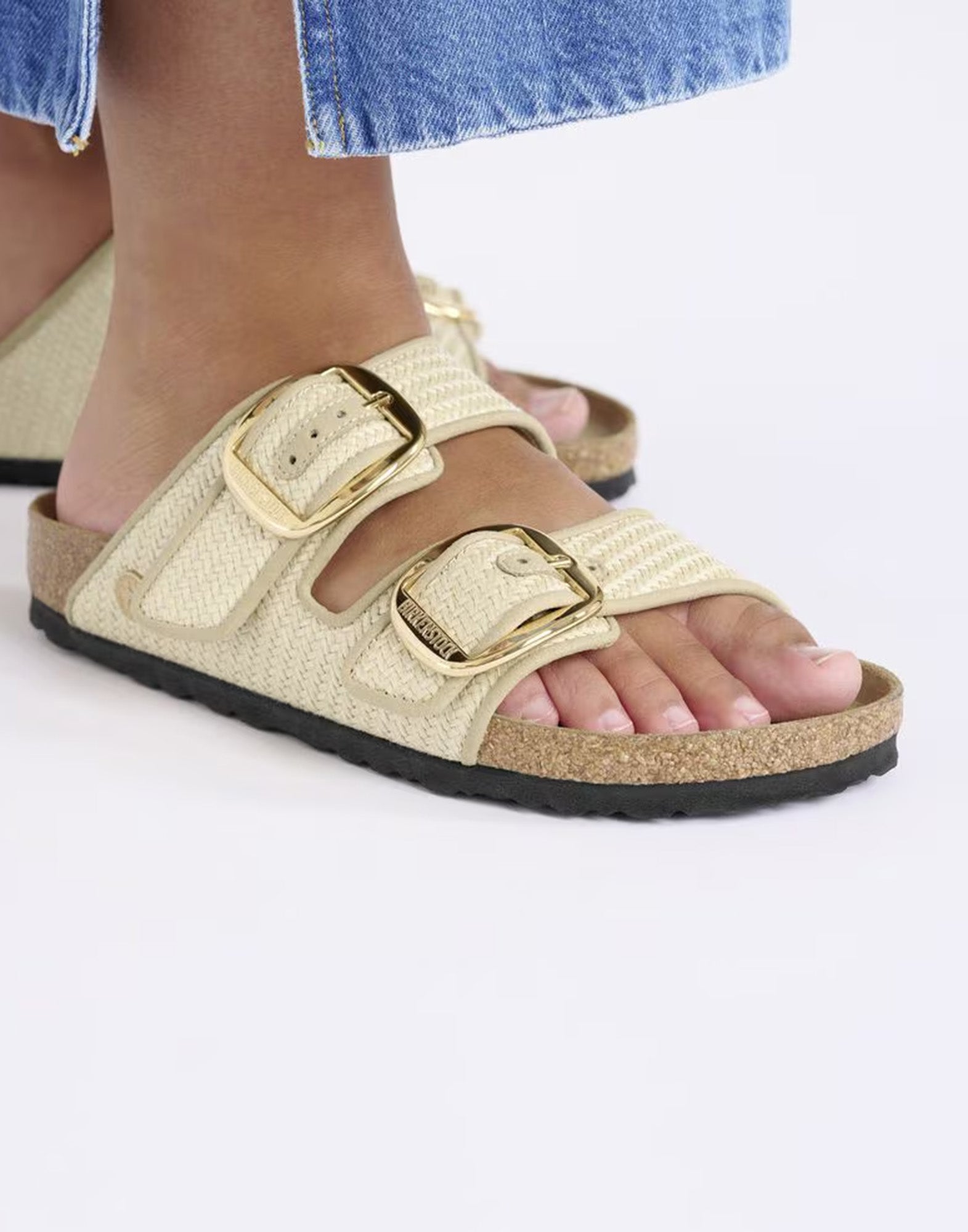 BIRKENSTOCK Arizona Big Buckle Raffia