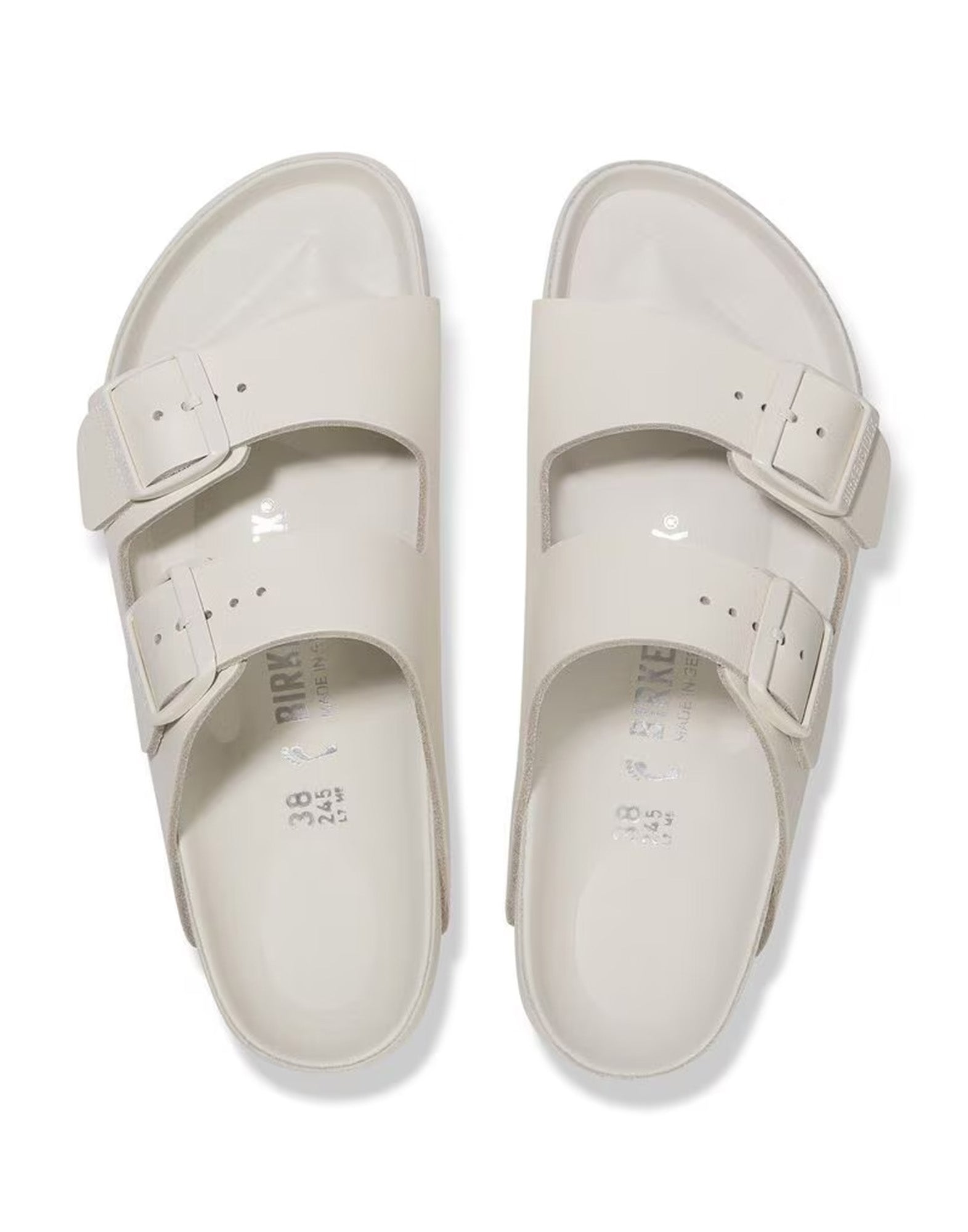 BIRKENSTOCK Arizona Exquisite in Pelle Eggshell