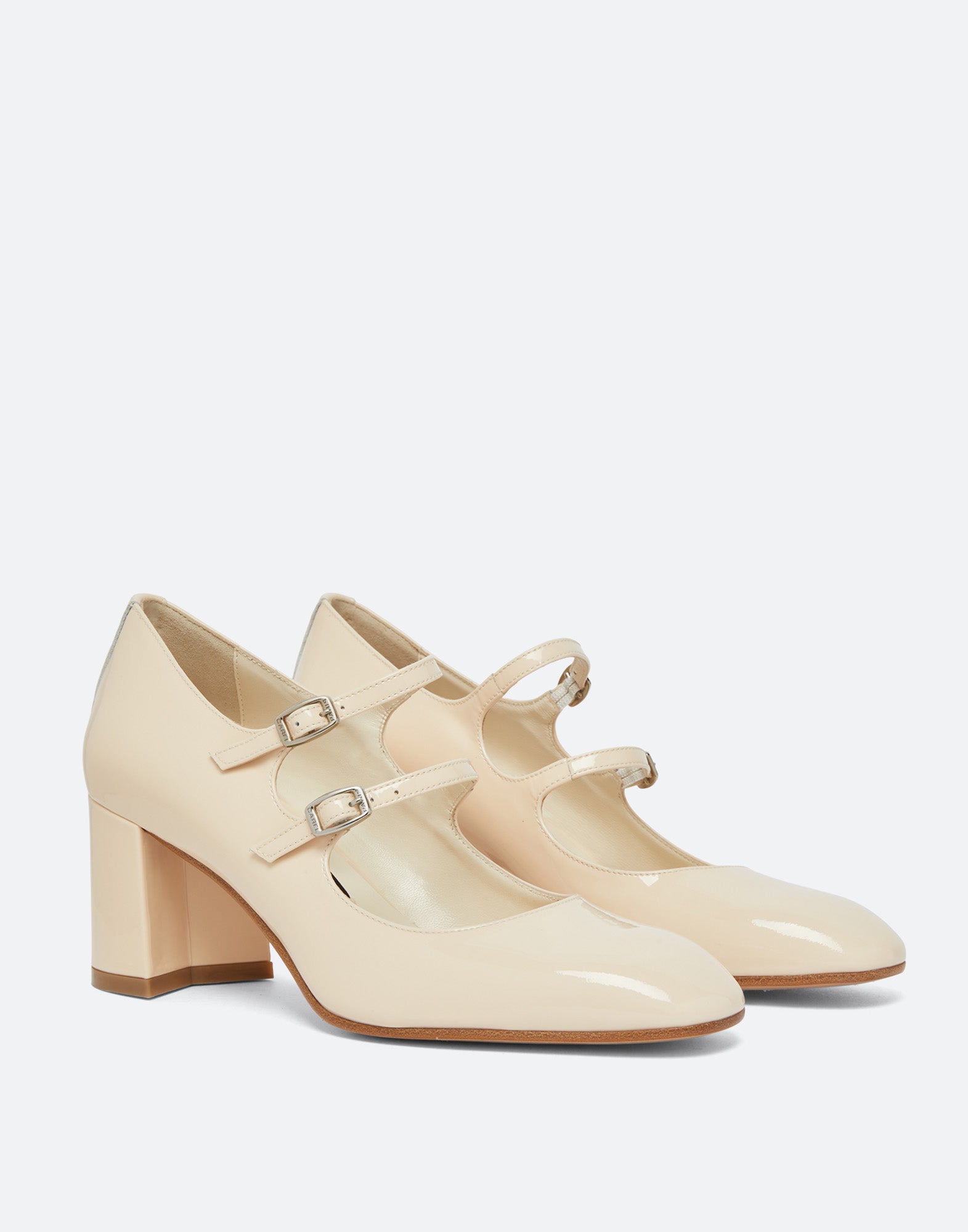 CAREL Décolleté Mary Jane Alice in Vernice Nude