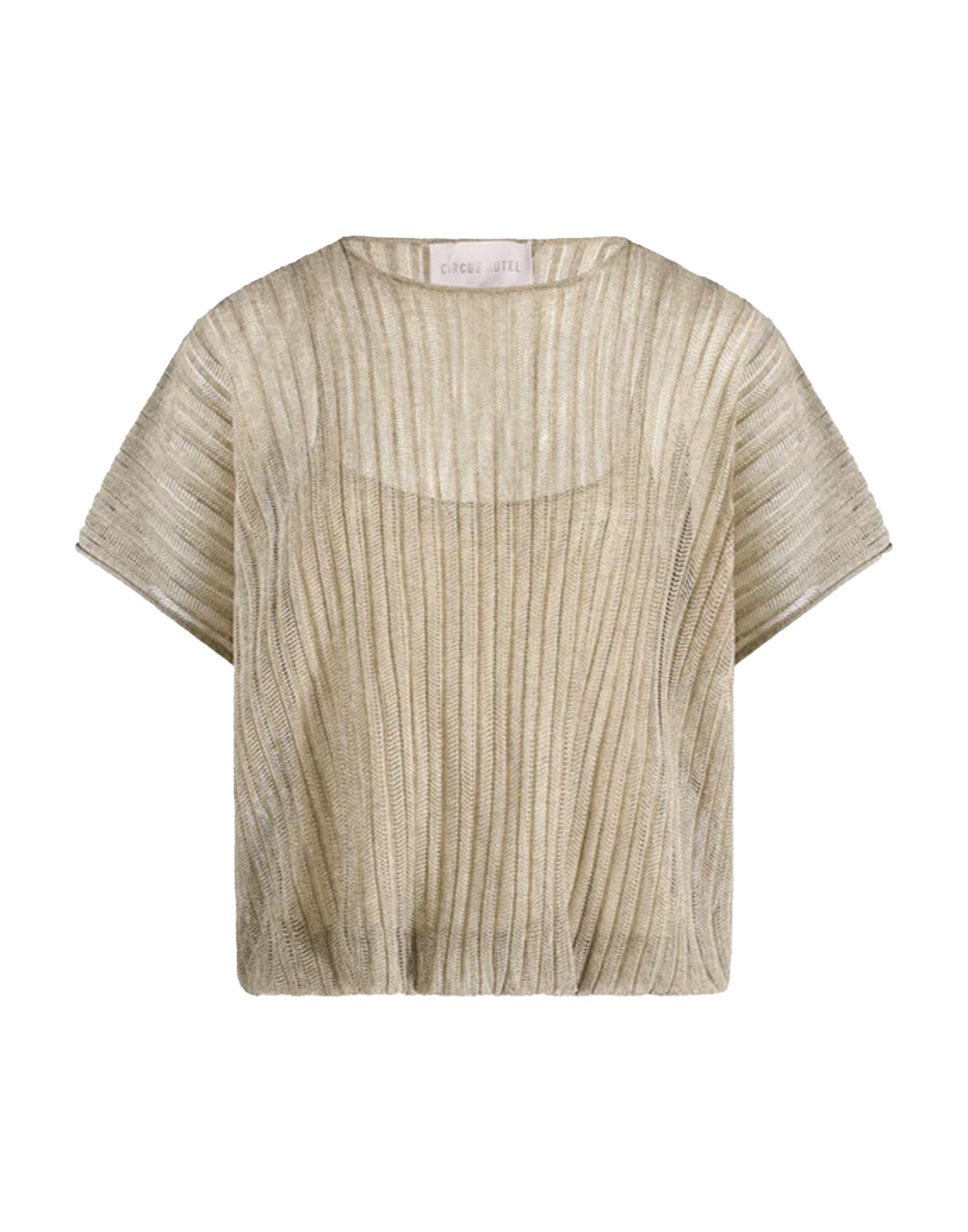 CIRCUS HOTEL Maglia Semi Trasparente Dark Brown