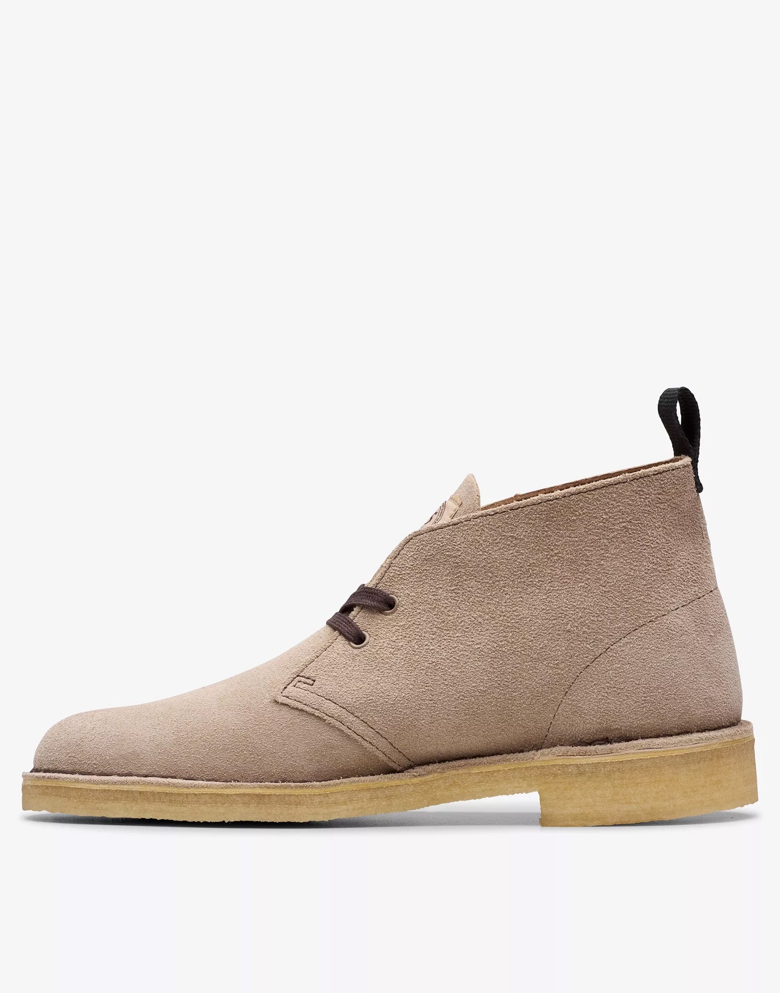 CLARKS Desert Boot in Suede Wolf