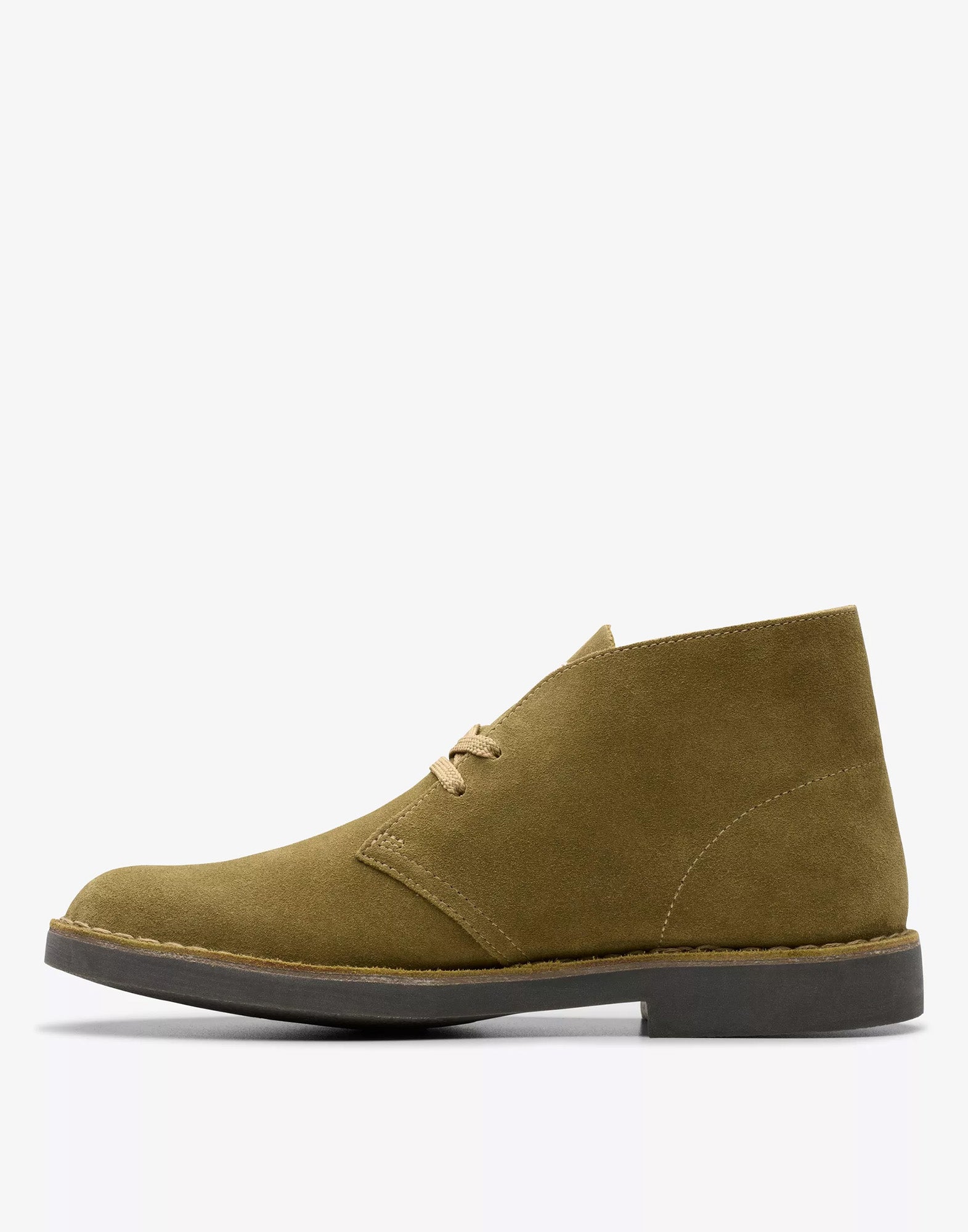 CLARKS Polacchine Desert Boot Evo in Camoscio Verde Oliva