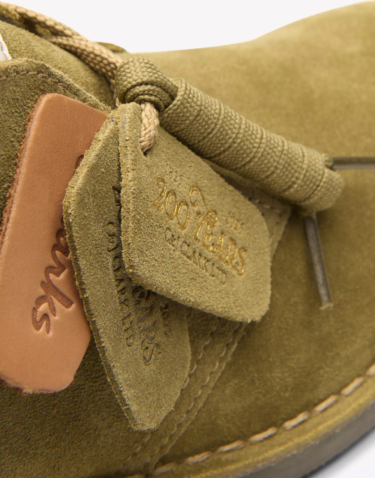 CLARKS Polacchine Desert Boot Evo in Camoscio Verde Oliva