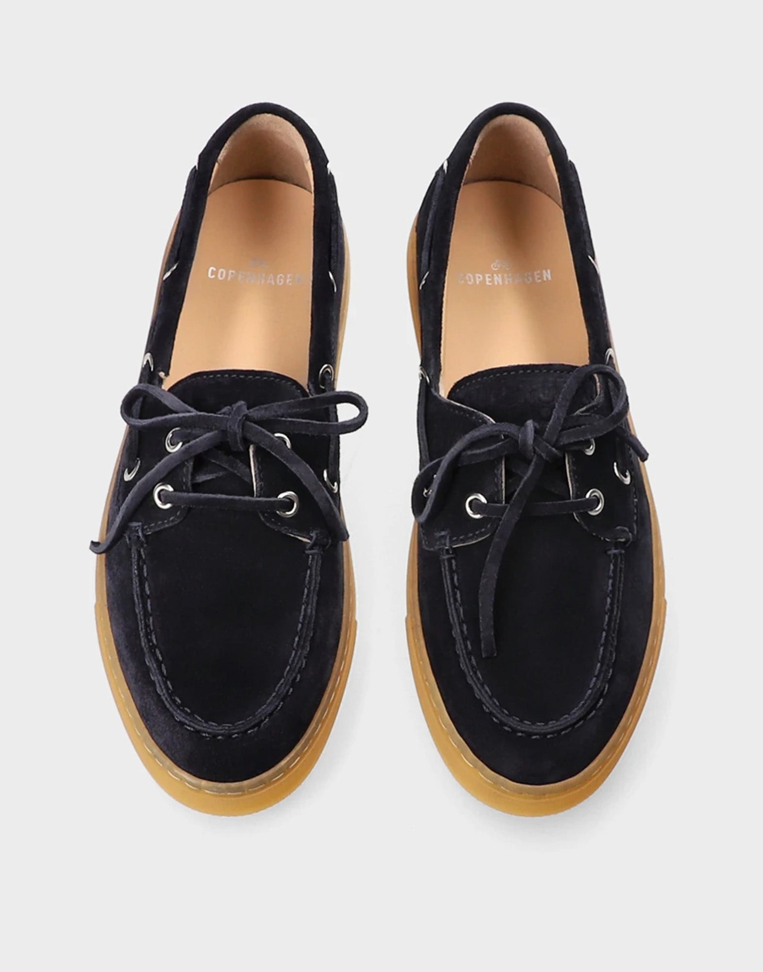 COPENHAGEN Mocassini in Suede Navy