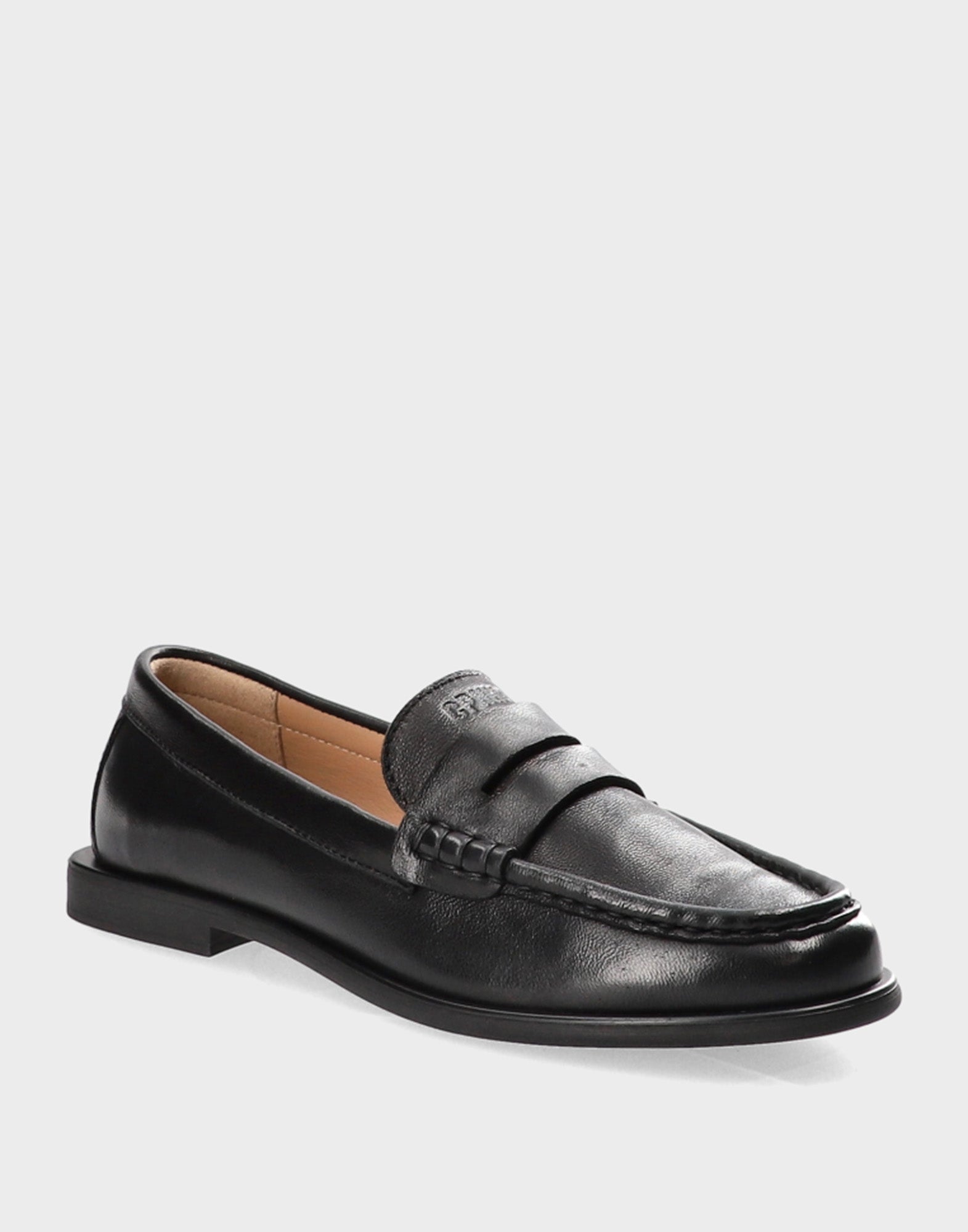 COPENHAGEN Mocassini Sleek in Pelle Liscia Neri