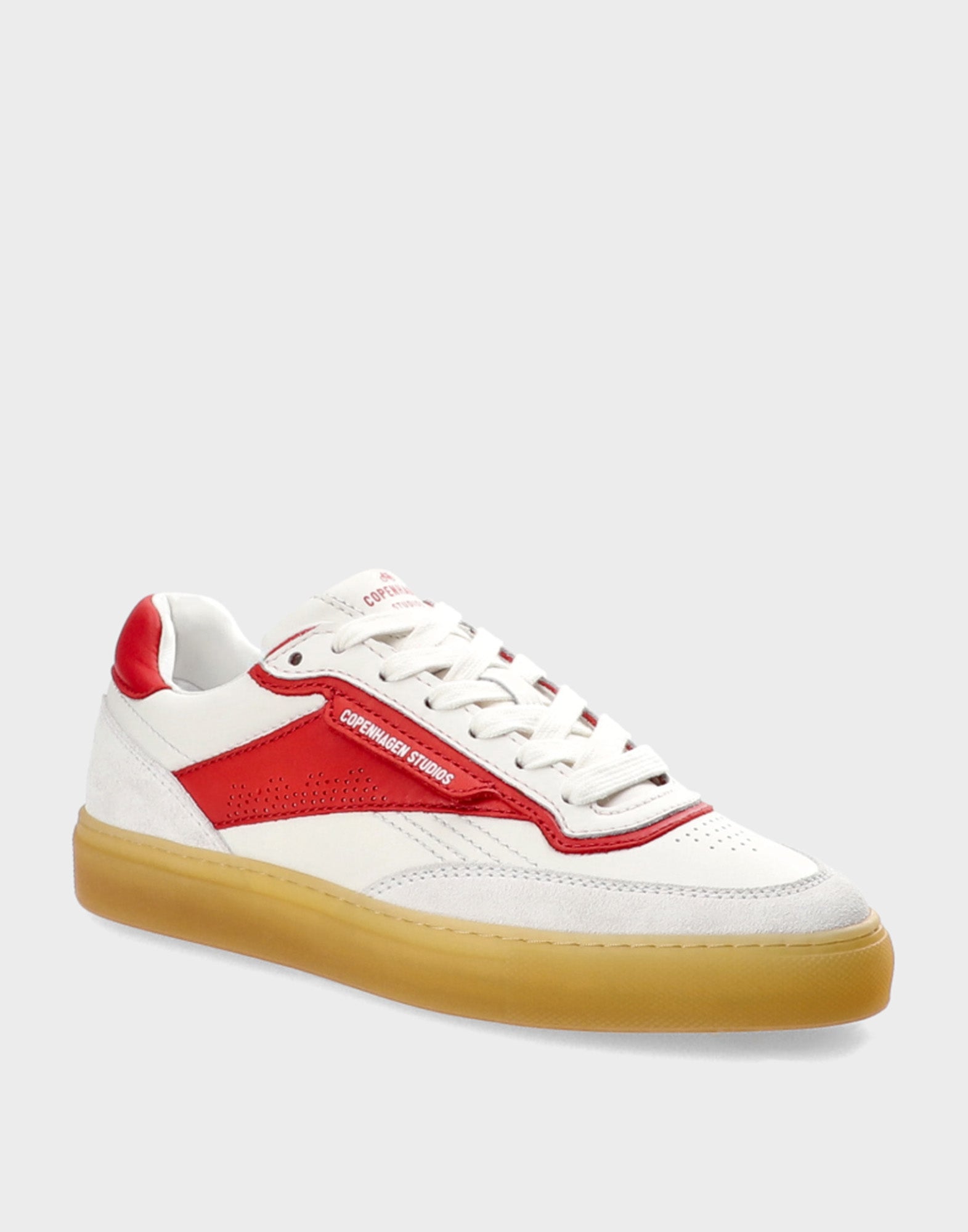 COPENHAGEN Sneakers Retro Revival White/Red