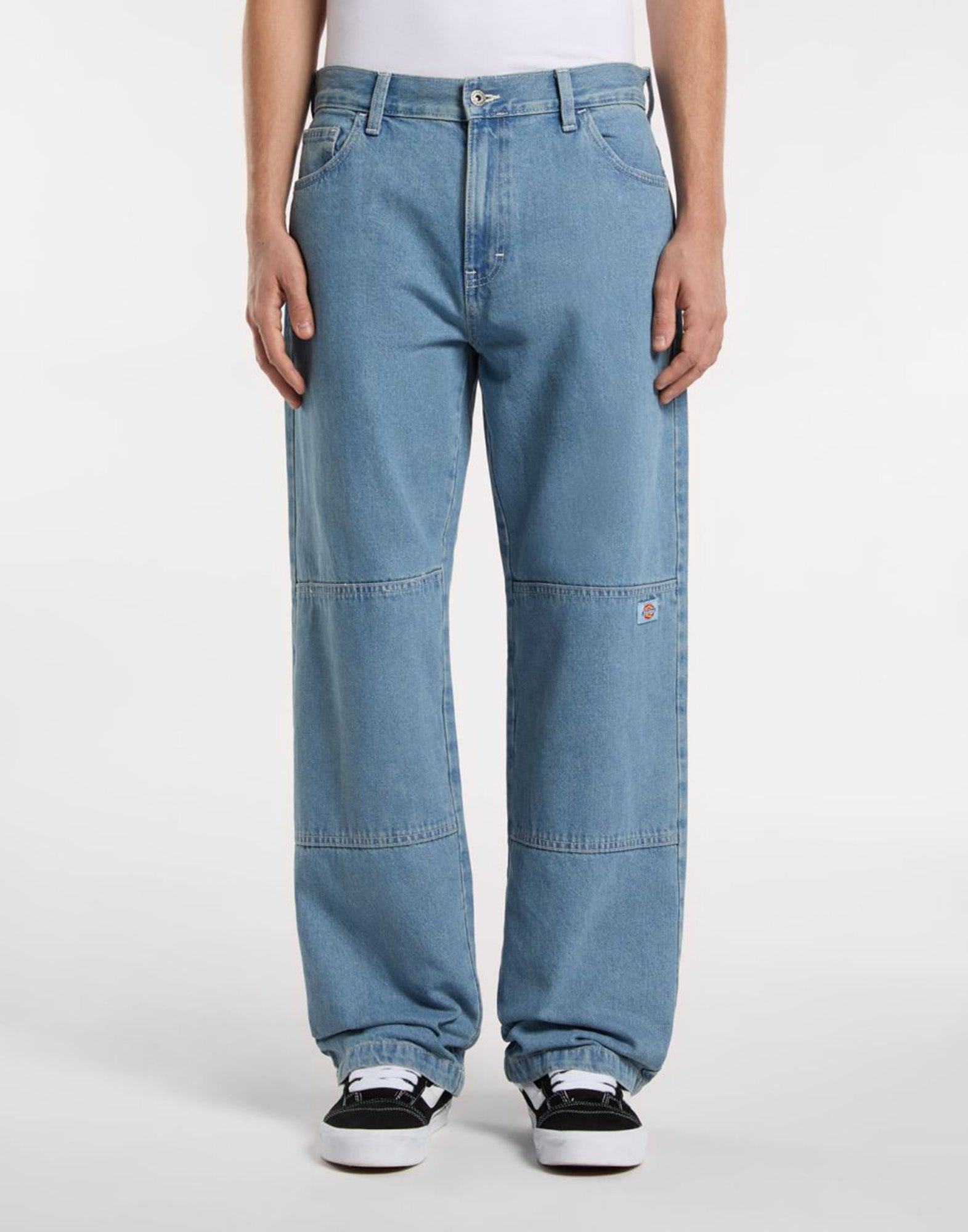 DICKIES Pantaloni Denim con Ginocchia Rinforzate