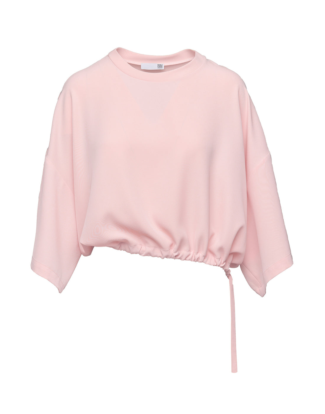 DOUUOD
Blusa Girocollo in Cady Fluido Petalo