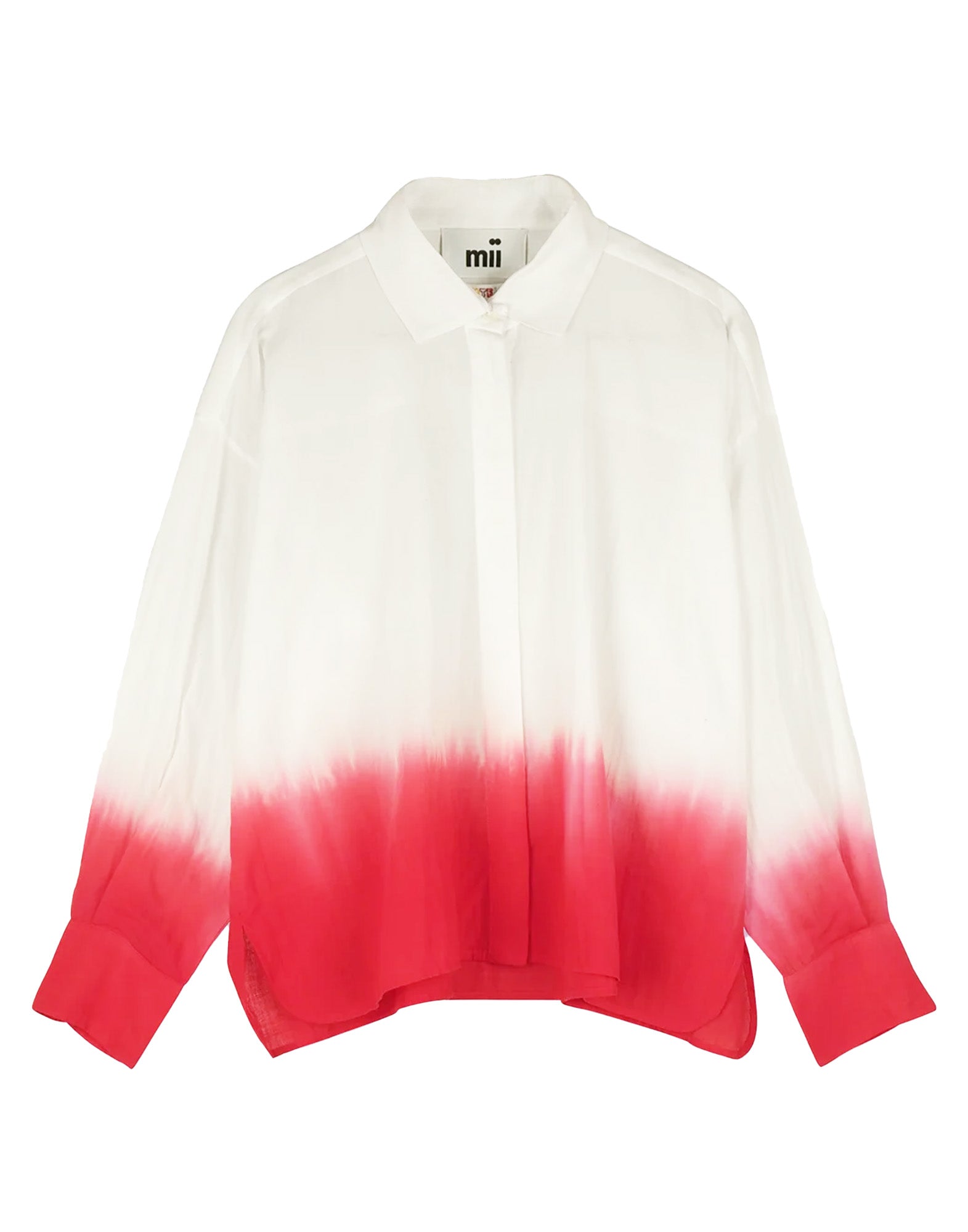 MII Camicia Greta Tie & Dye Rouge Coquelicot