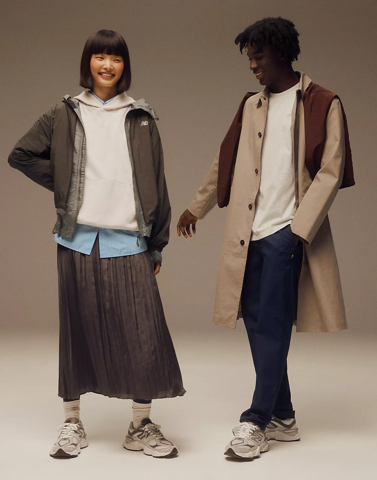 NEW BALANCE Sneakers 9060 Rain Cloud/Castlerock/White