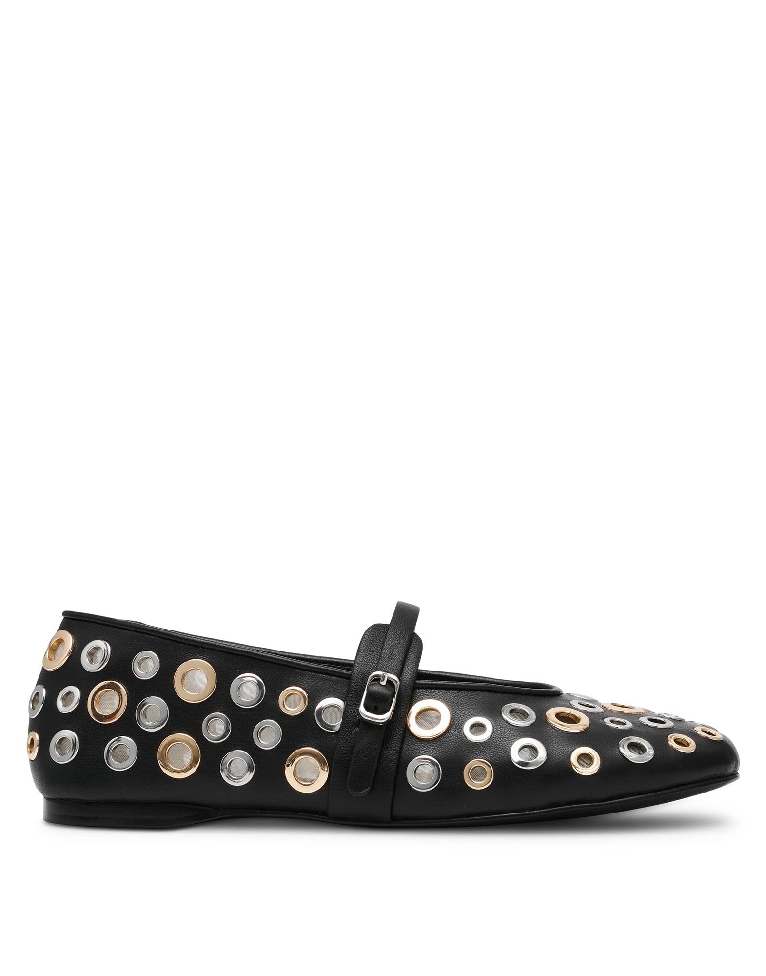 STEVE MADDEN Ballerina Rejoice-s Nero Argento Oro