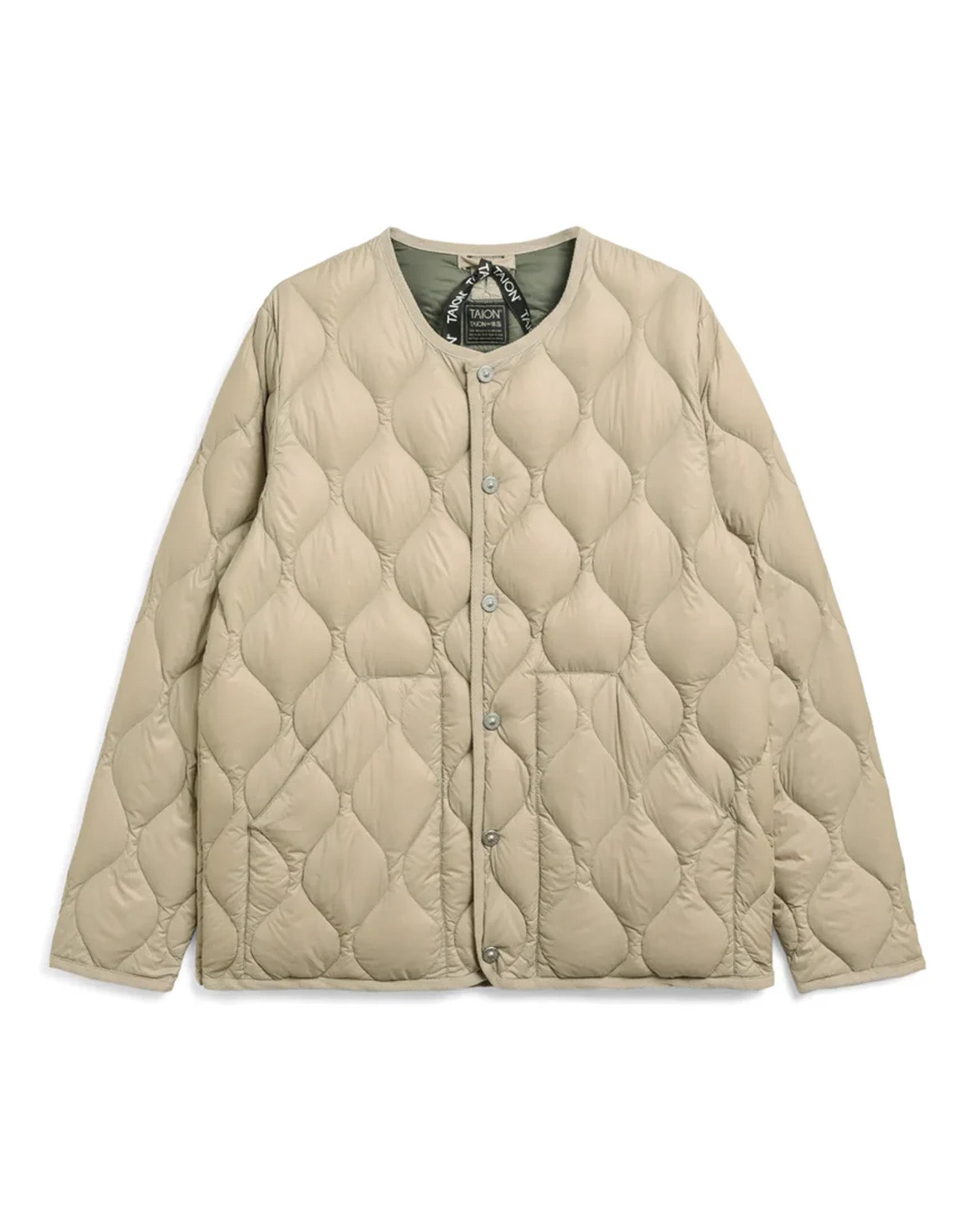 TAION Piumino Military Soft Shell Grey Beige