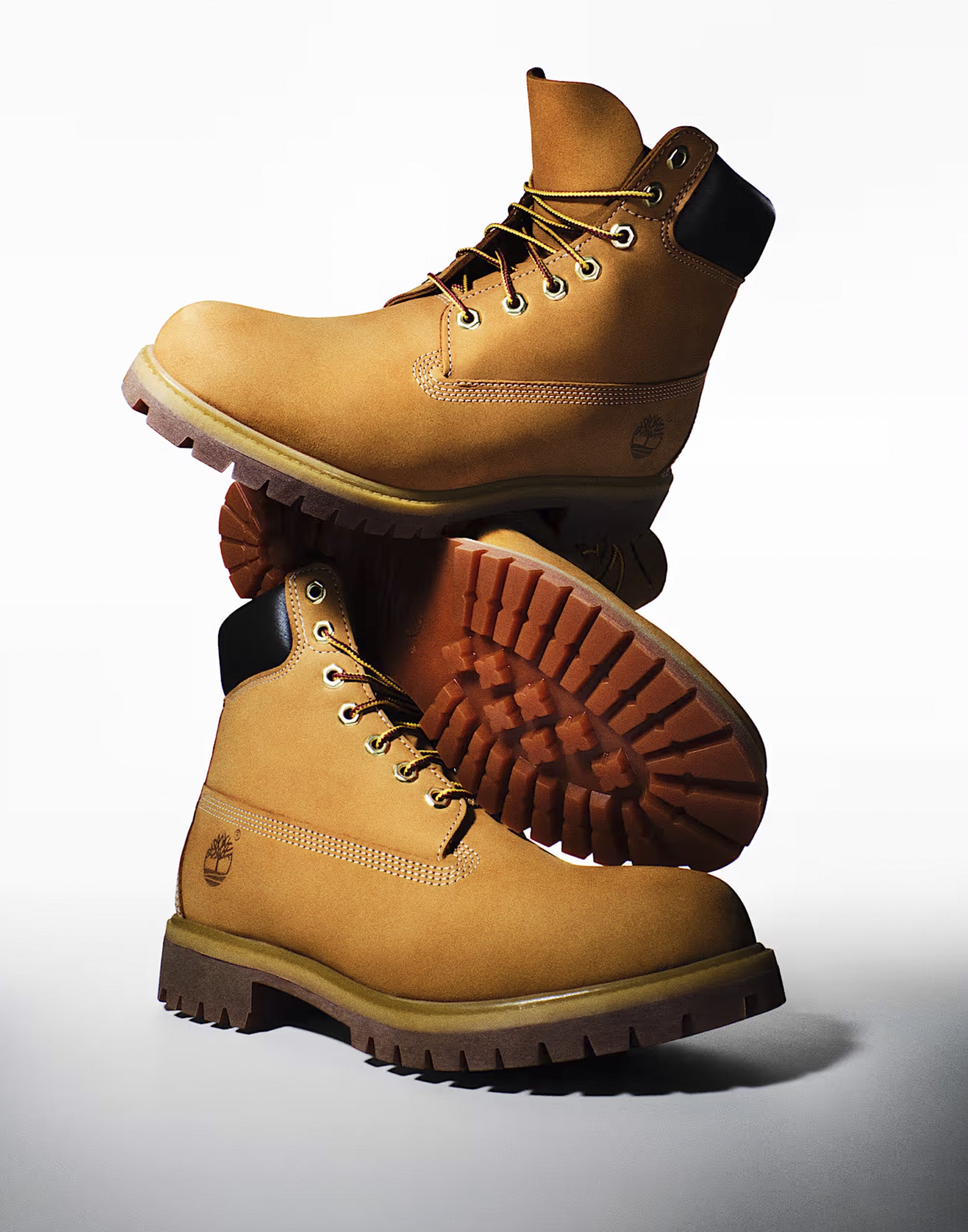 TIMBERLAND Stivale Stringato Impermeabile Premium 6-Inch Wheat