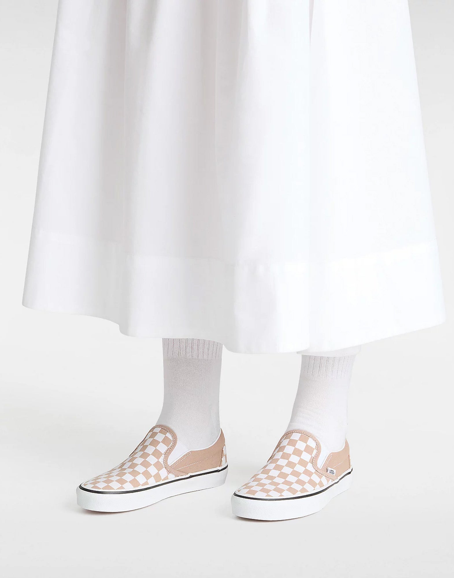 VANS Classic Slip-On Checkerboard Color Theory Warm Taupe