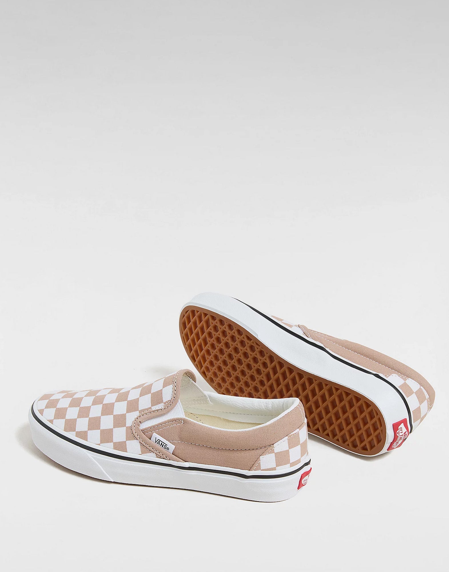 VANS Classic Slip-On Checkerboard Color Theory Warm Taupe