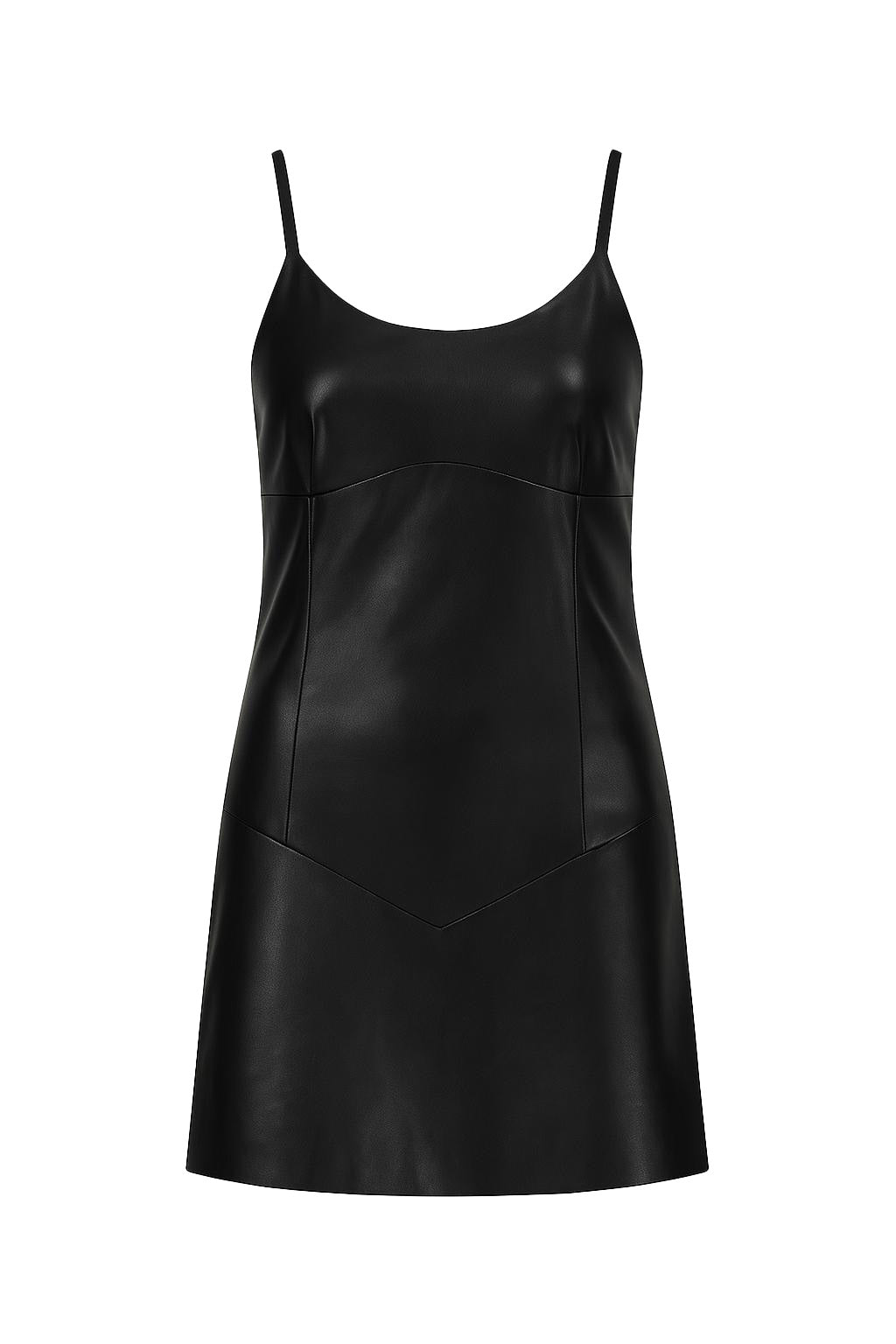 DOUUOD Abito in Pelle a Sottoveste
