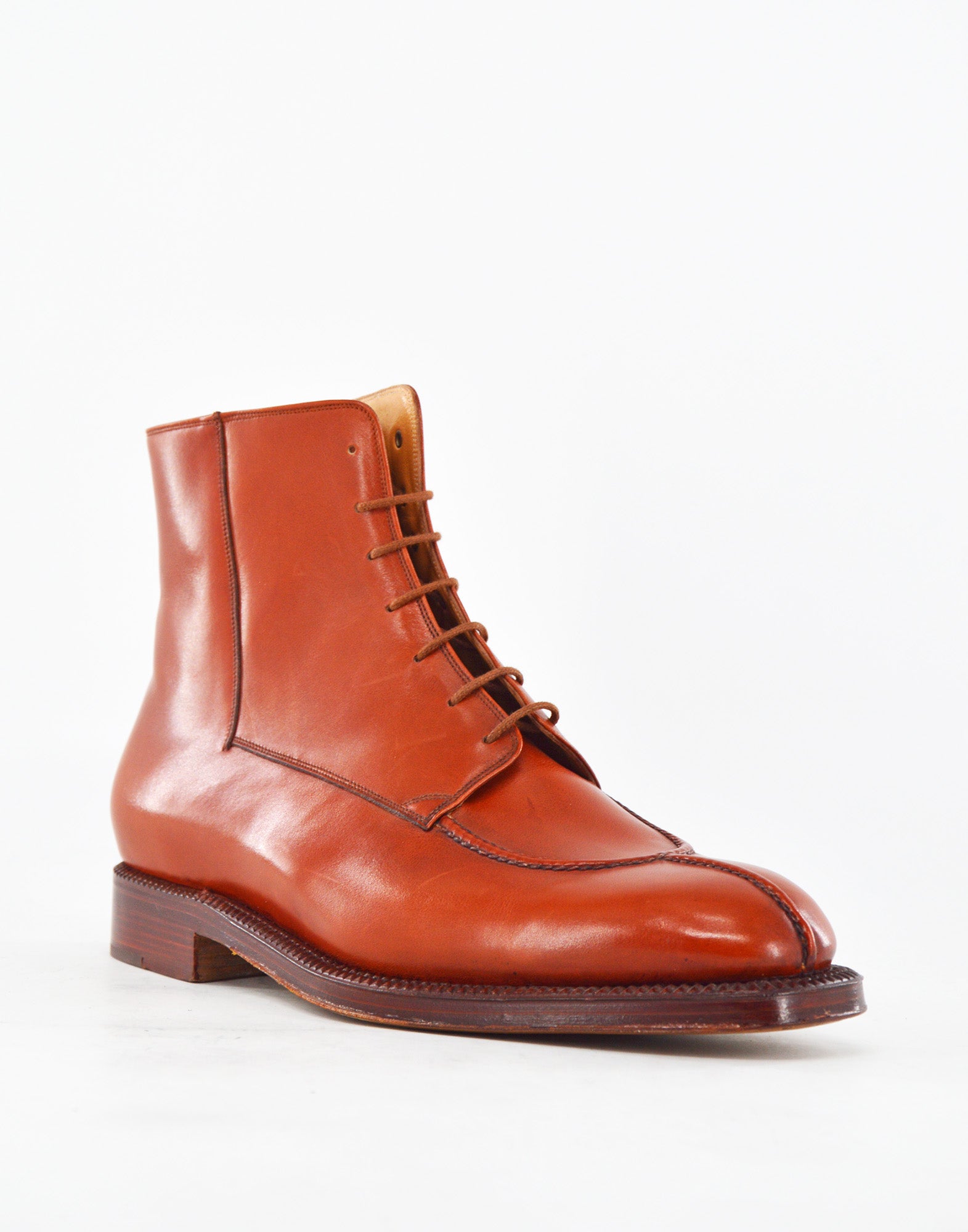 SILVANO LATTANZI Stivaletto Remark Anto in Pelle Cuoio