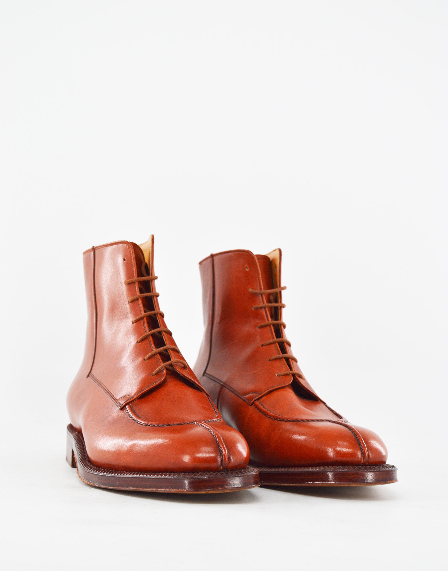 SILVANO LATTANZI Stivaletto Remark Anto in Pelle Cuoio