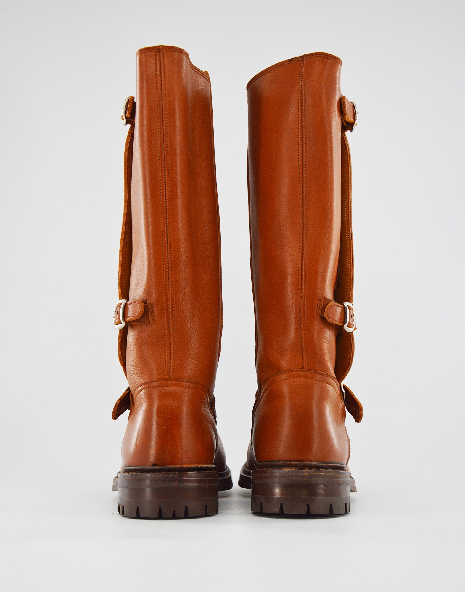 TRICKER'S Stivali Biker Fondo Commando Cuoio