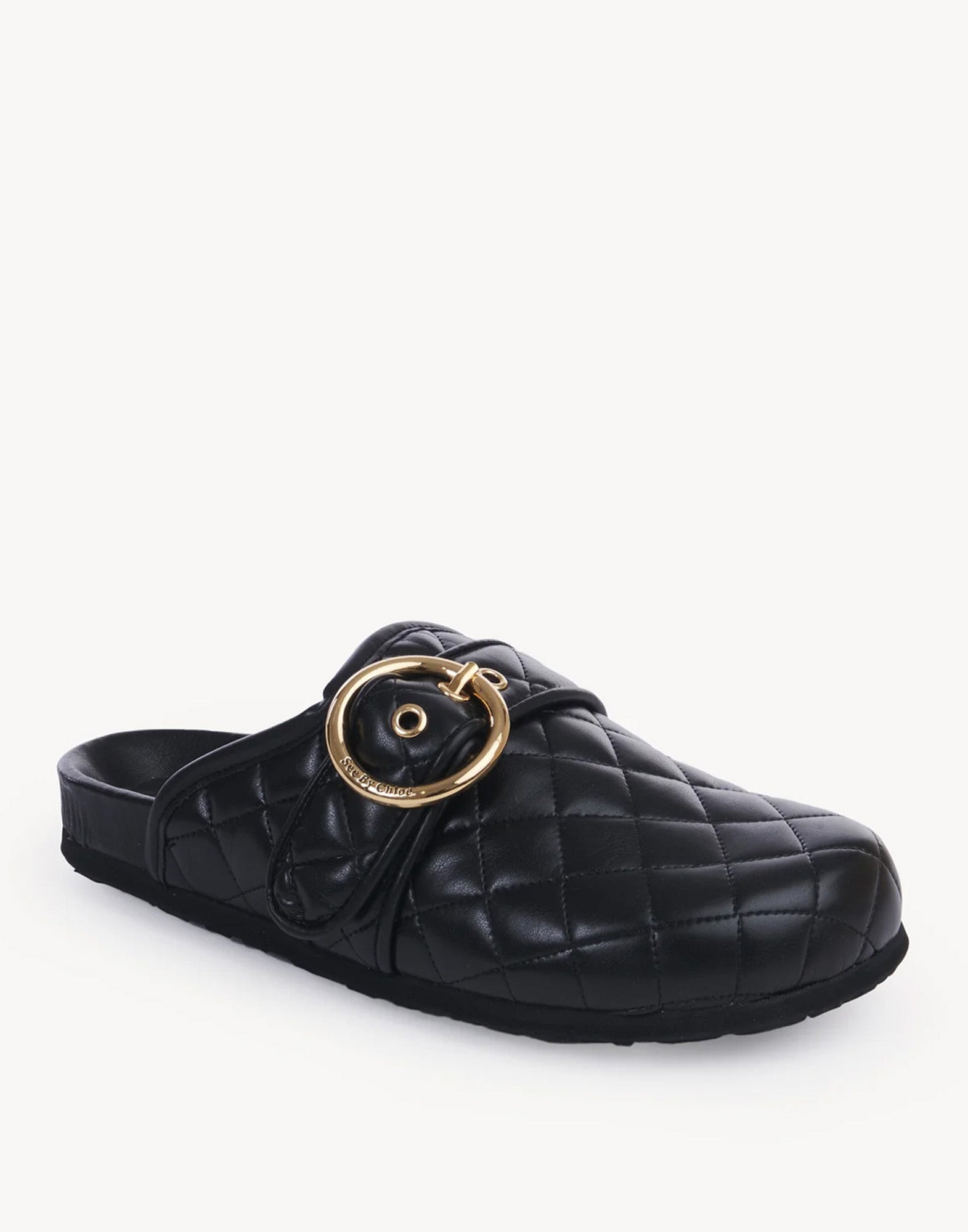 SEE BY CHLOE' Sabot Jodie Trapuntato Nero